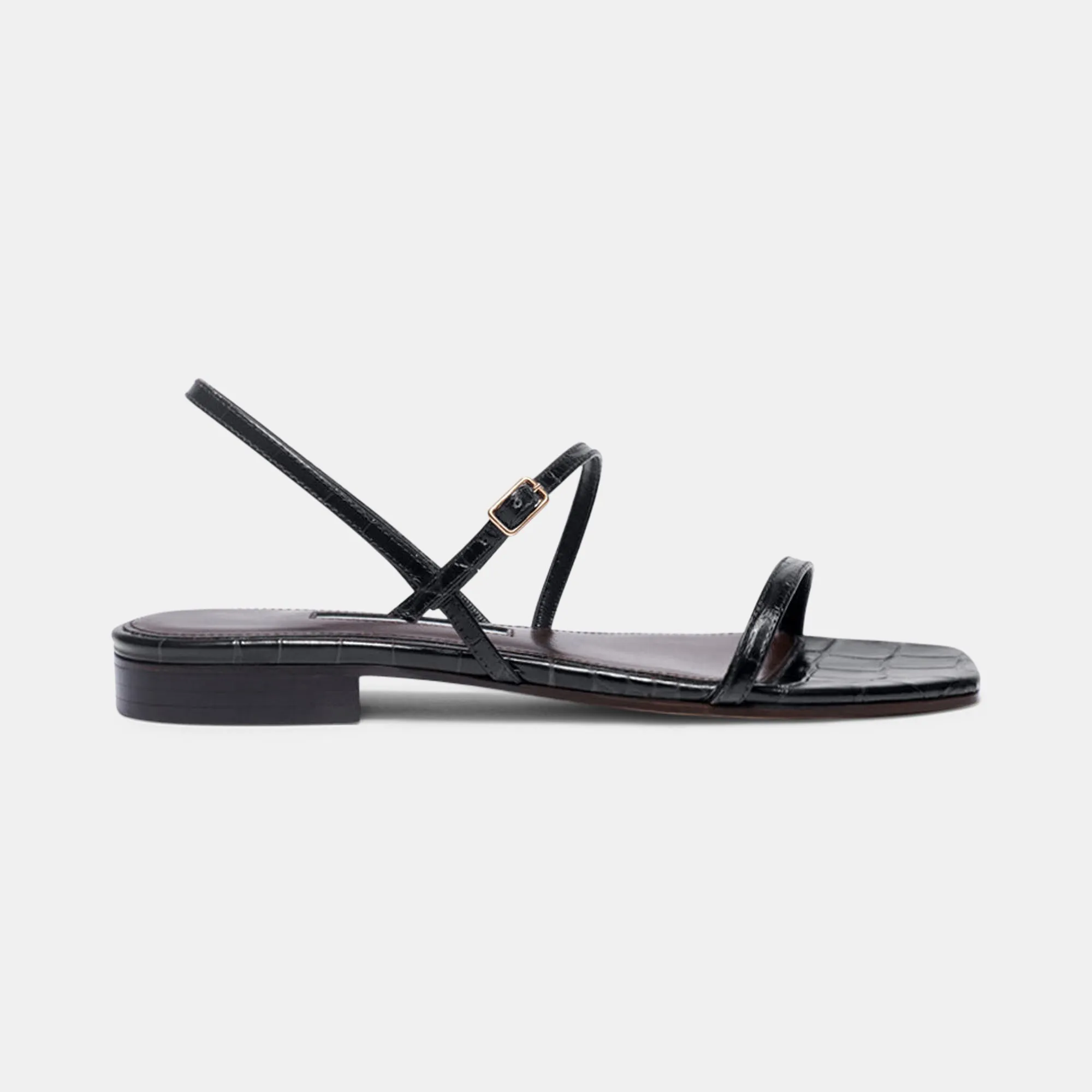 Hope in Black Embossed Croc — FINAL SALE sold by Emme Parsons