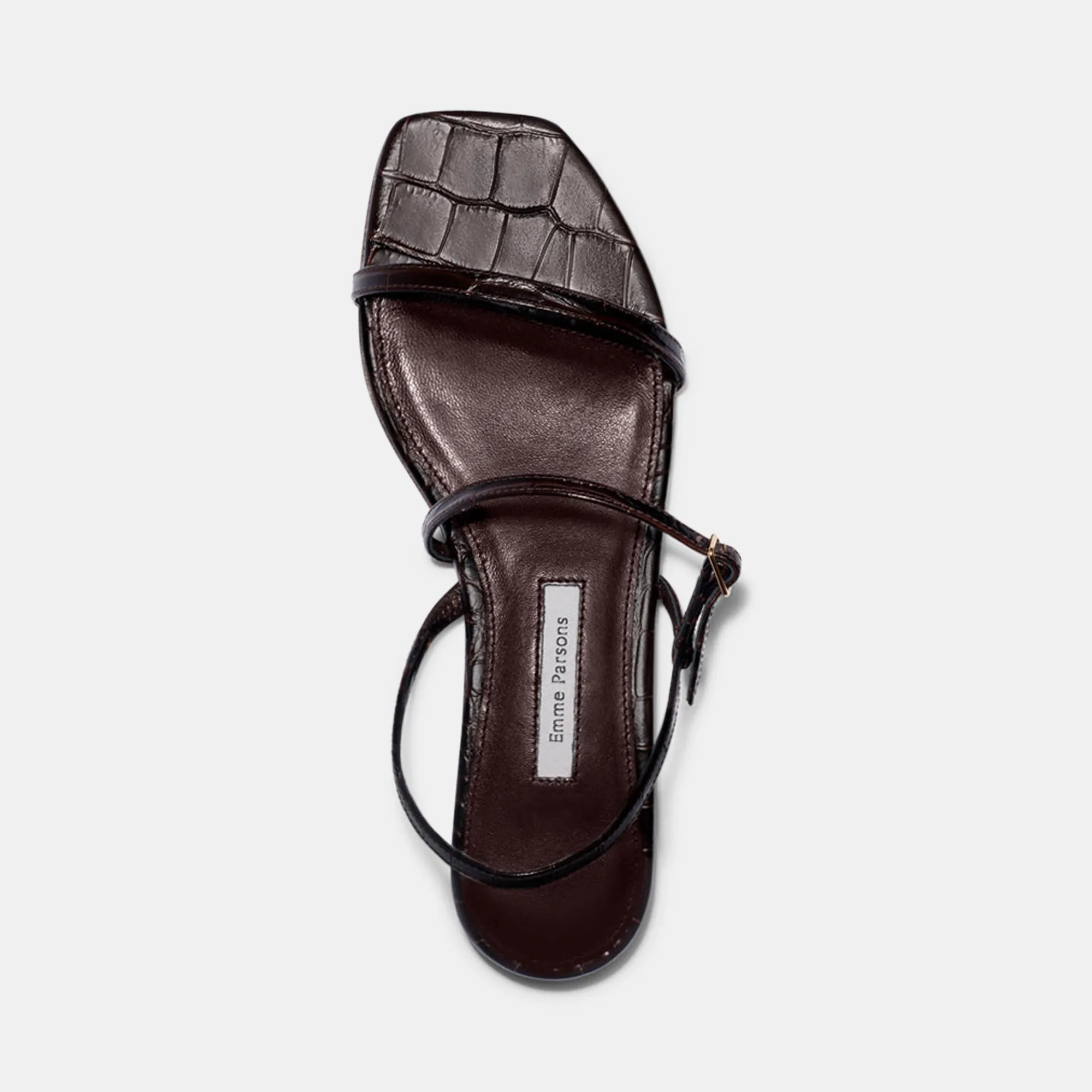 Hope in Espresso Embossed Croc sold by Emme Parsons product image thumbnail 2