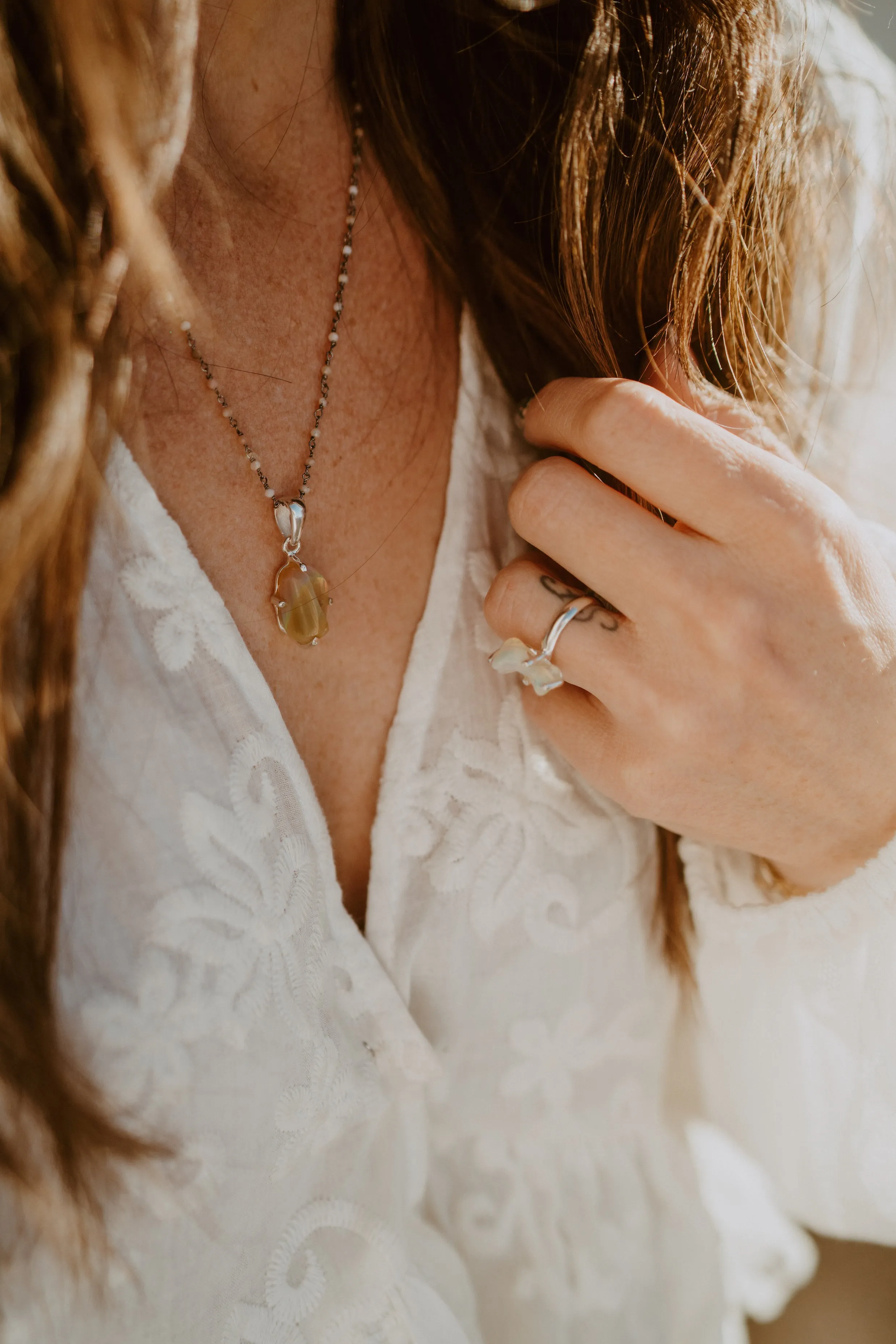 Elsa Ring | Ethiopian Opal sold by Goldie Lew product image thumbnail 4