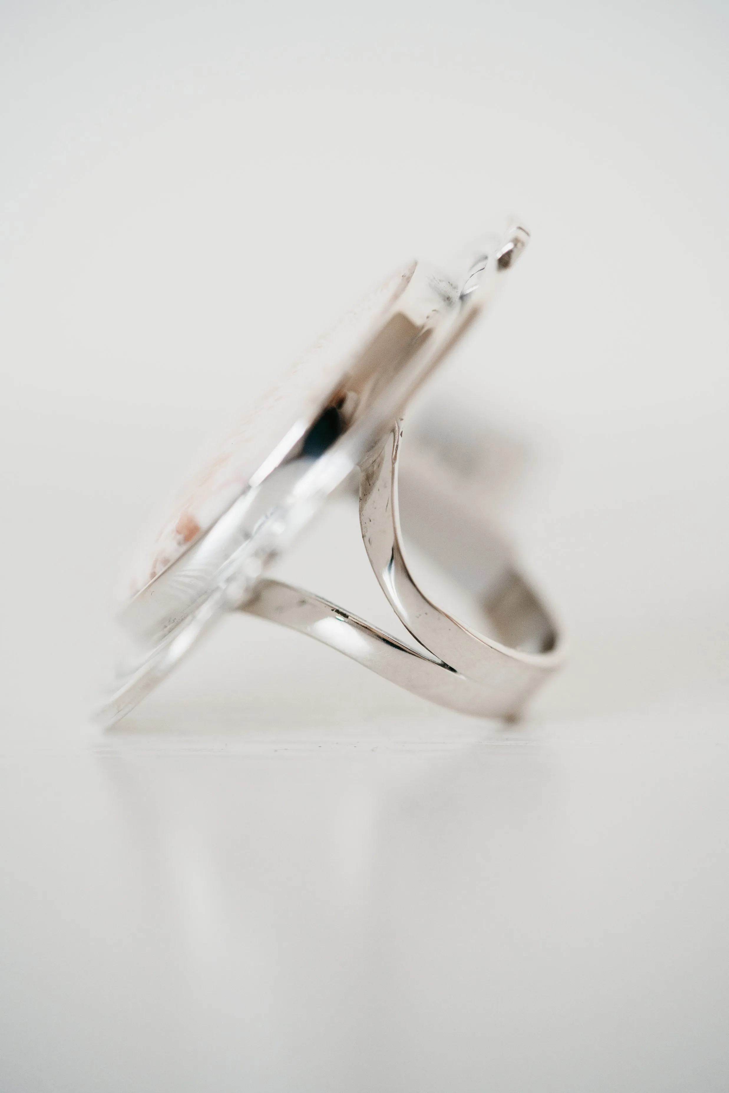 Knoxville Ring | Pink Scolecite sold by Goldie Lew product image thumbnail 3