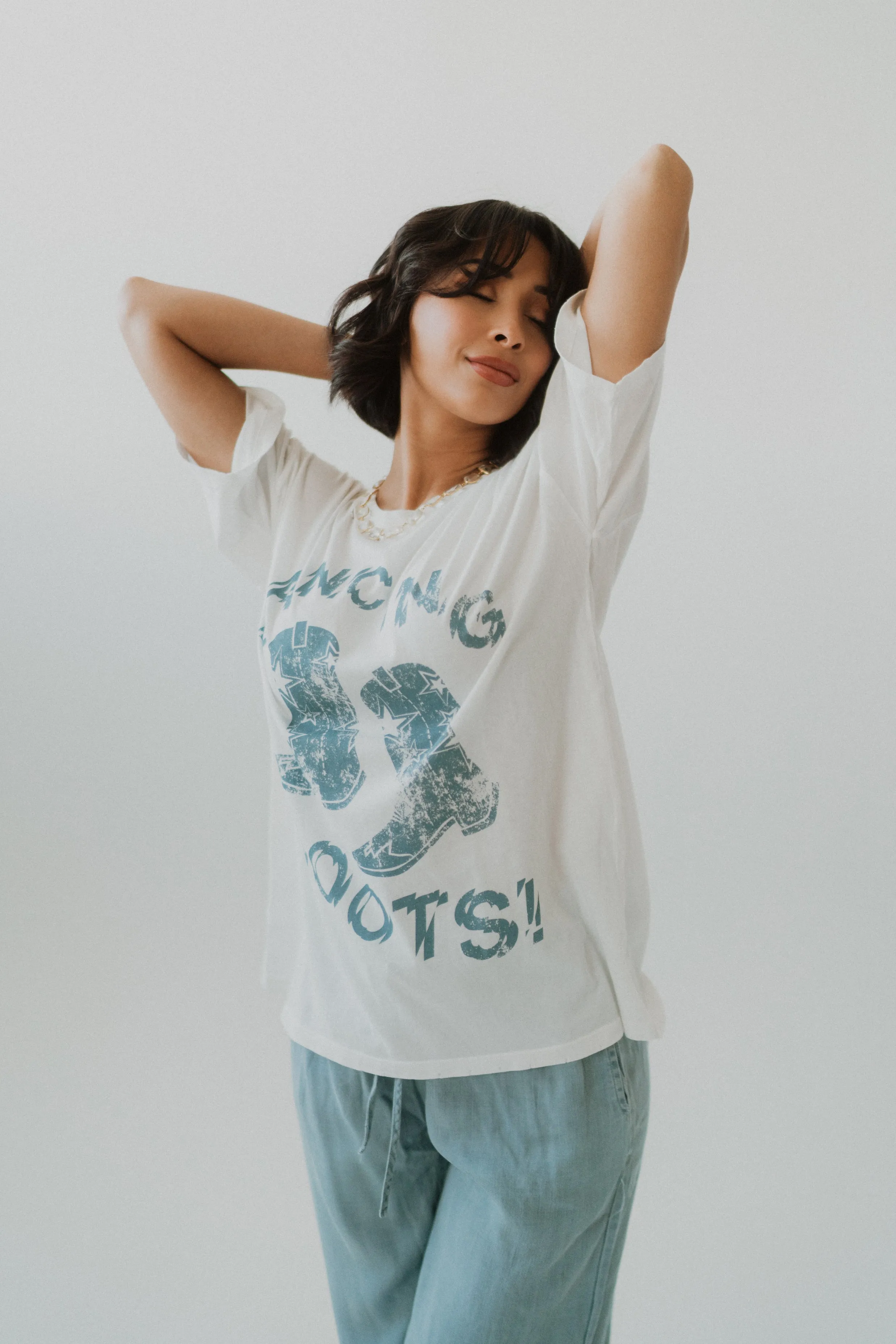 Dancin' Boots T-Shirt sold by Goldie Lew product image thumbnail 2