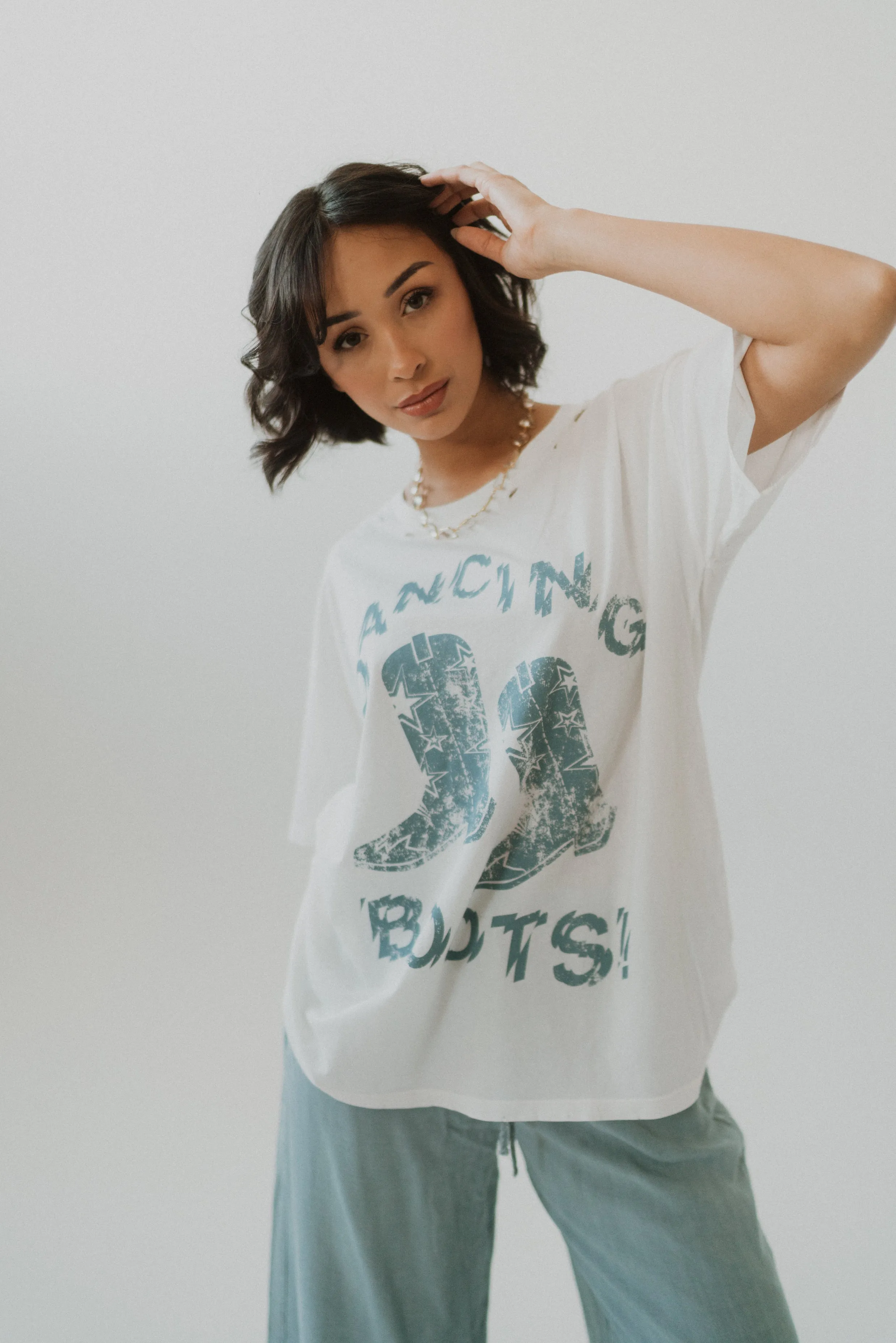 Dancin' Boots T-Shirt sold by Goldie Lew product image thumbnail 3