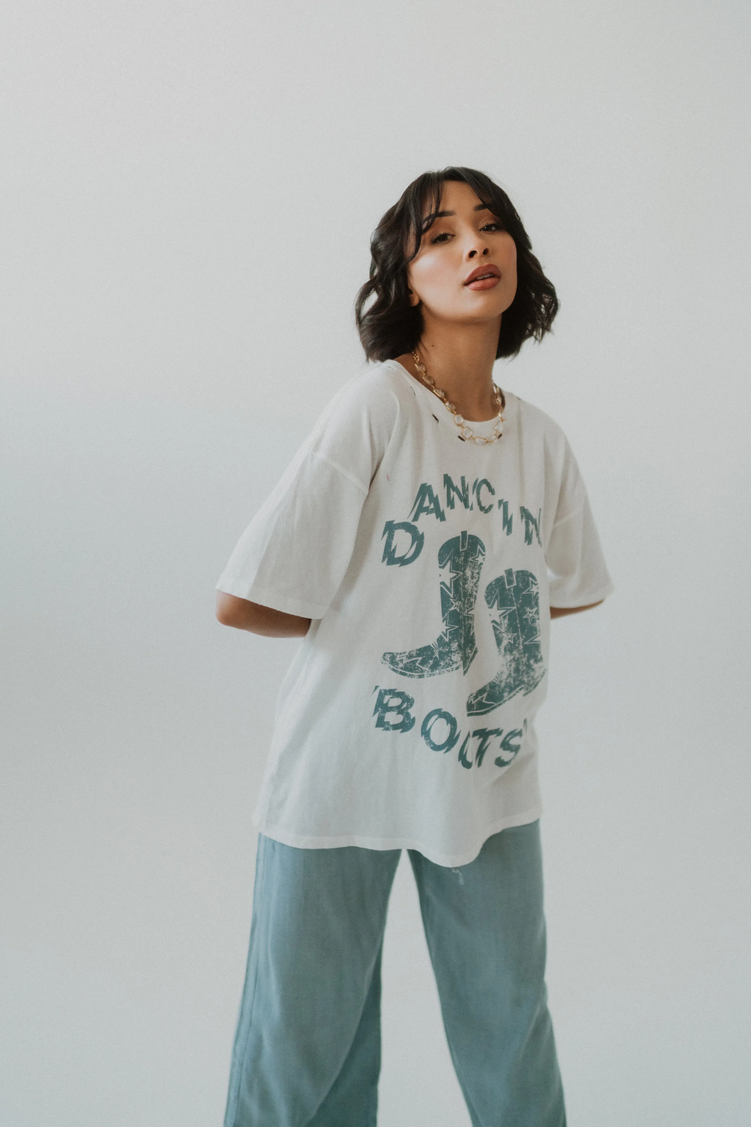 Dancin' Boots T-Shirt sold by Goldie Lew product image thumbnail 5