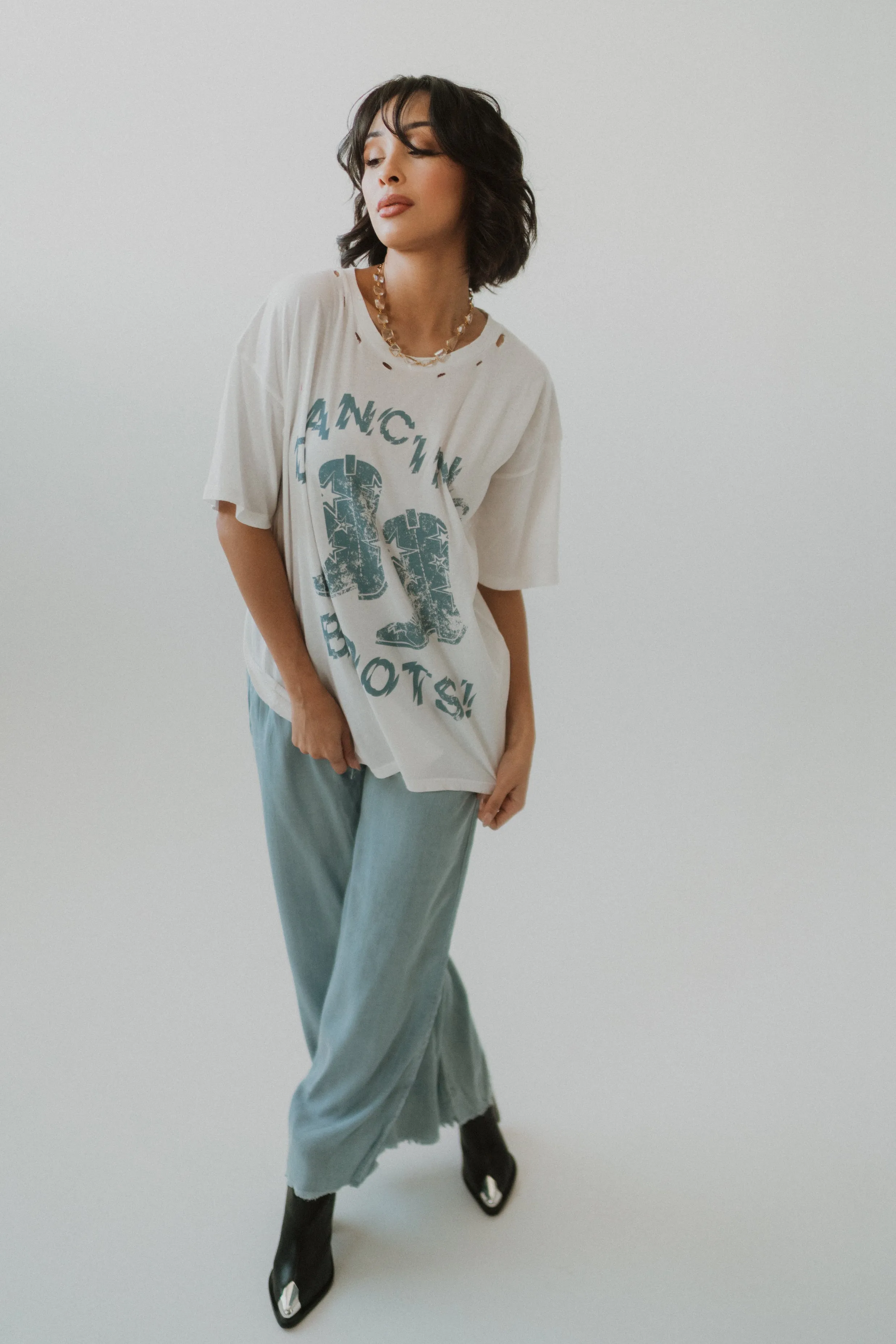 Dancin' Boots T-Shirt sold by Goldie Lew product image thumbnail 4