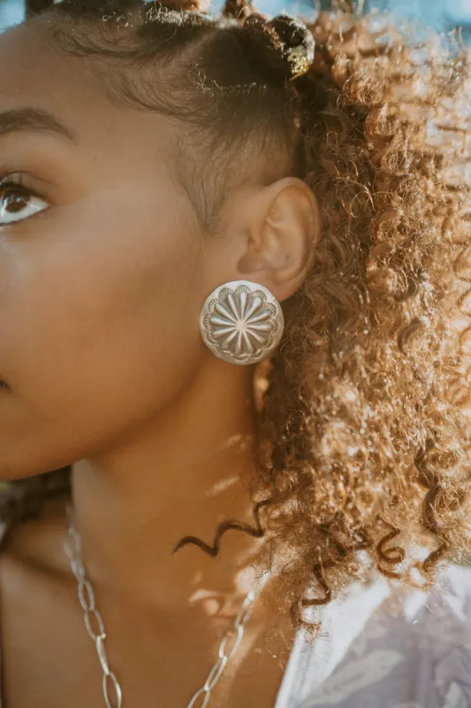 Concho Earrings #38 sold by Goldie Lew