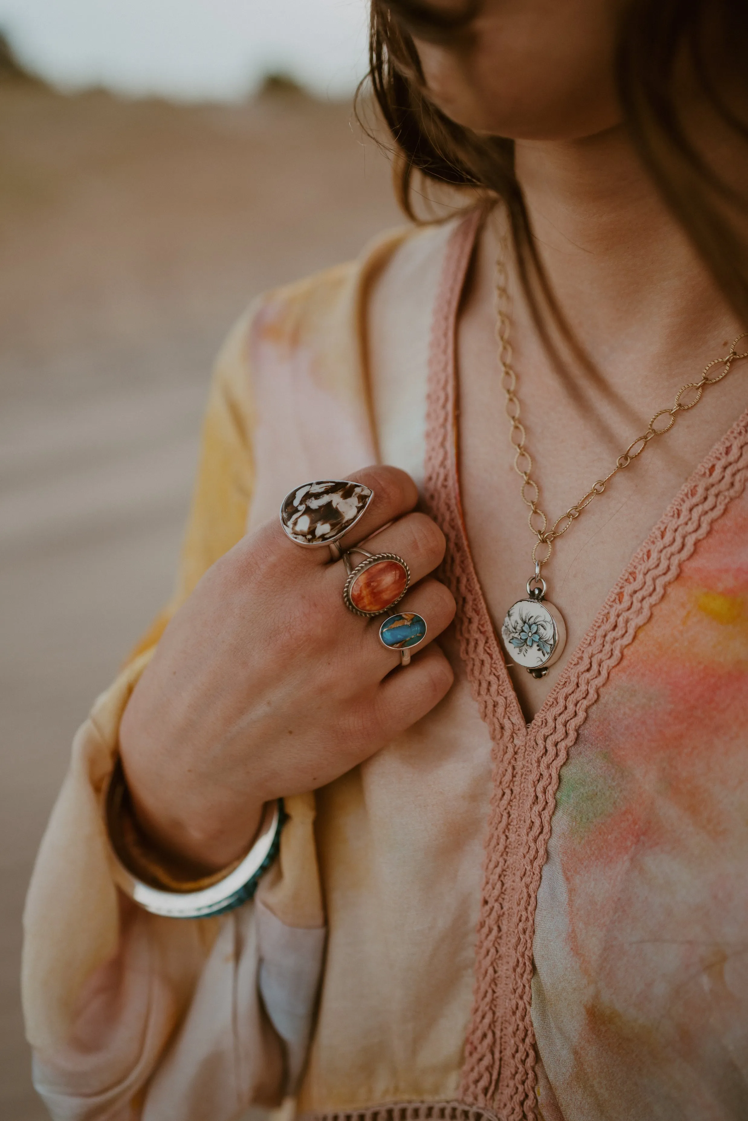 JoJo Ring | Peanutwood Jasper sold by Goldie Lew product image thumbnail 3
