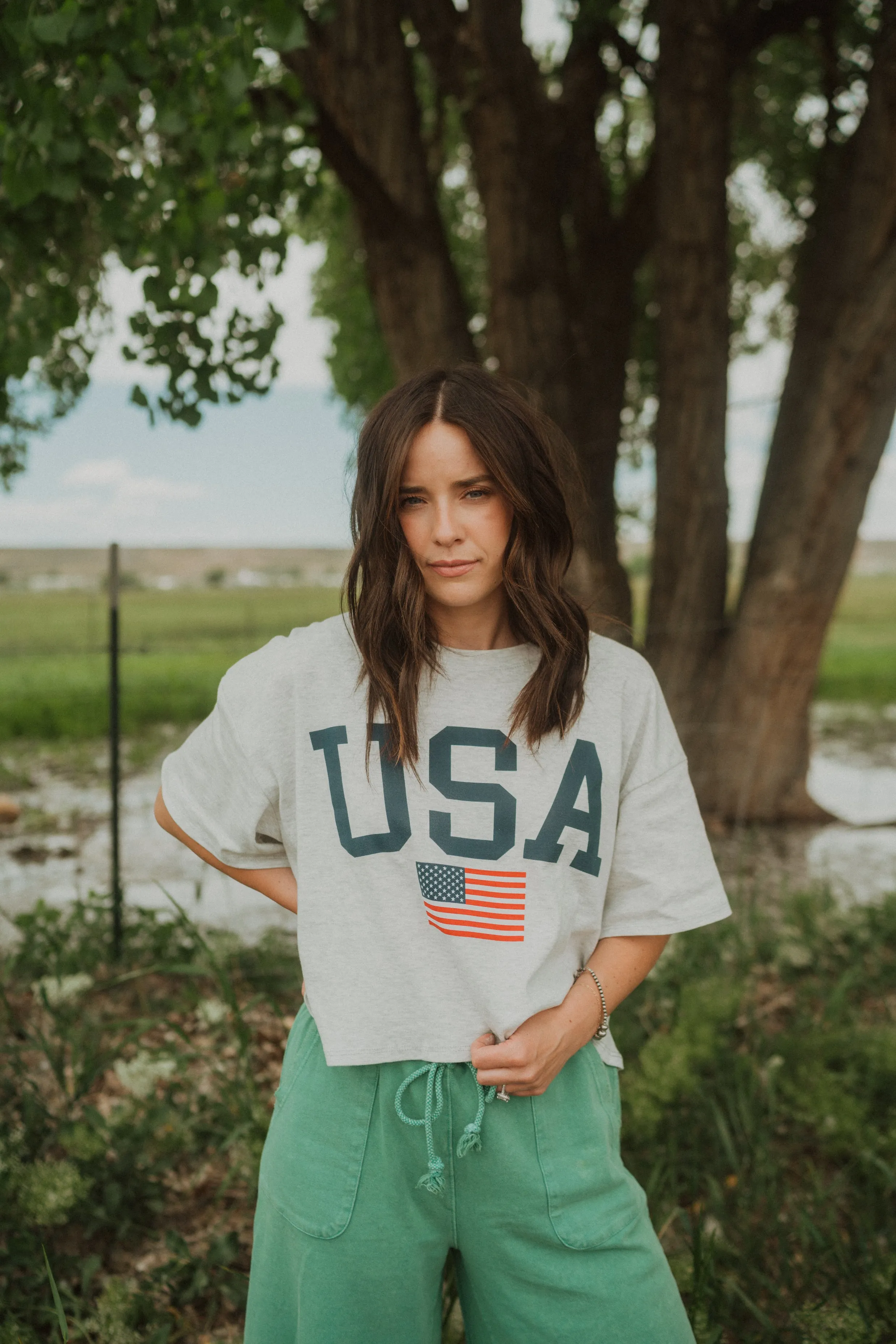USA T-Shirt sold by Goldie Lew product image thumbnail 2