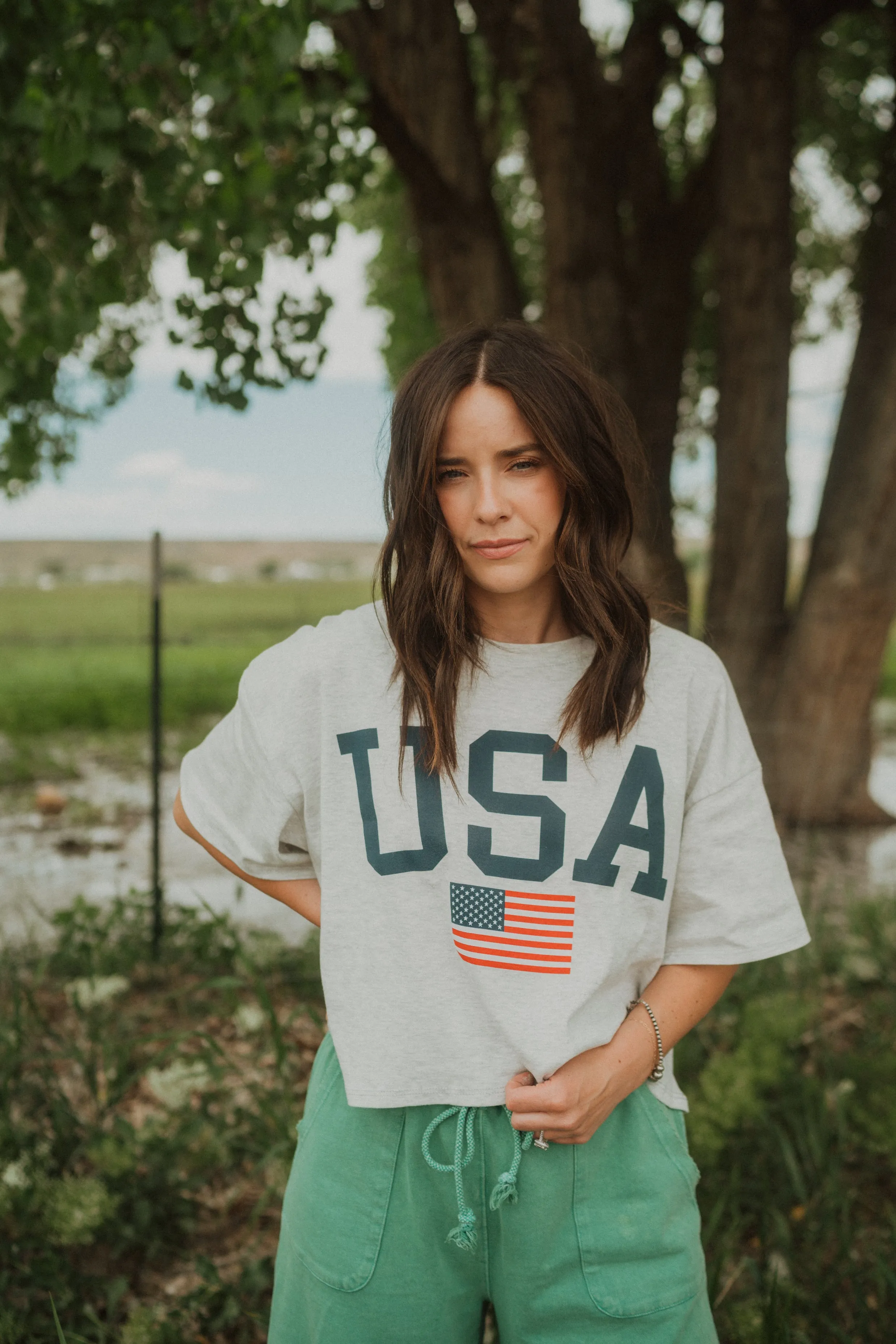 USA T-Shirt sold by Goldie Lew product image thumbnail 3