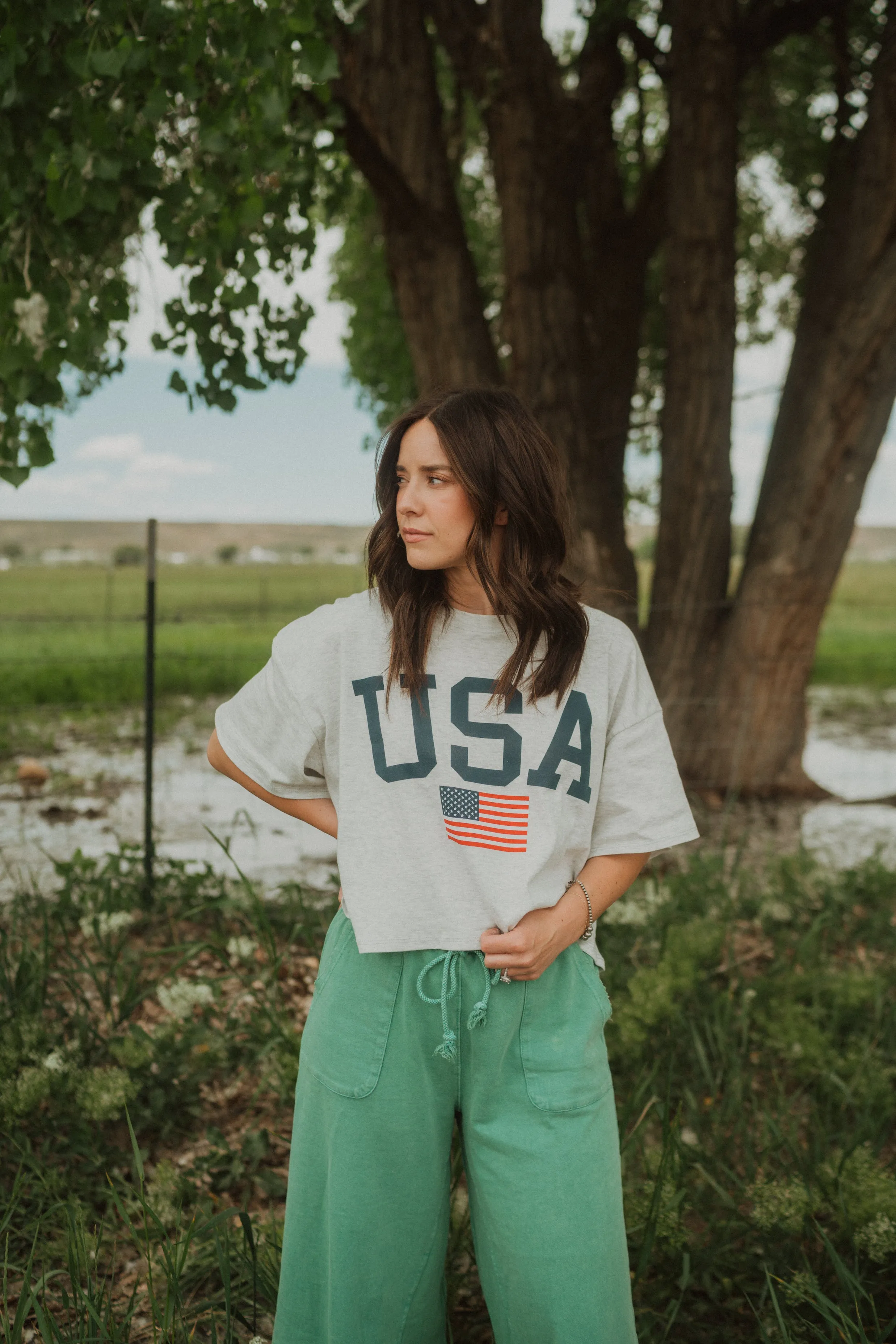 USA T-Shirt sold by Goldie Lew product image thumbnail 4