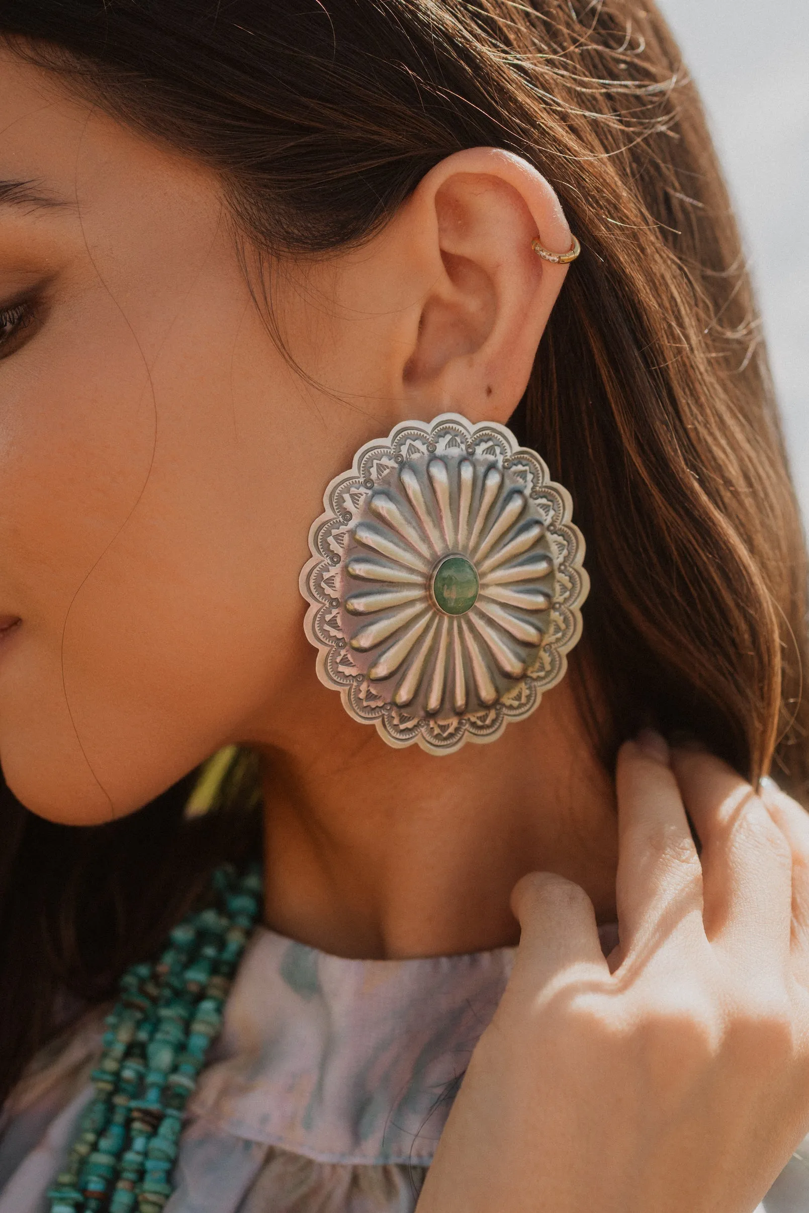 Libra Earrings sold by Goldie Lew product image thumbnail 3