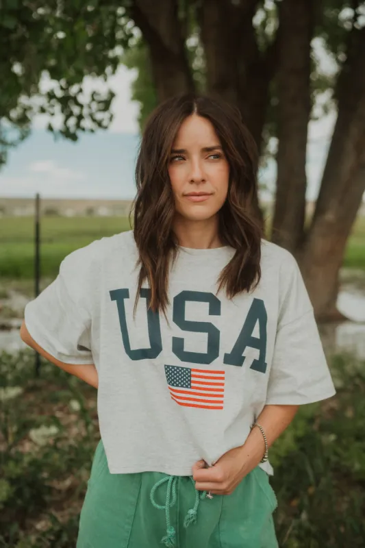 USA T-Shirt sold by Goldie Lew