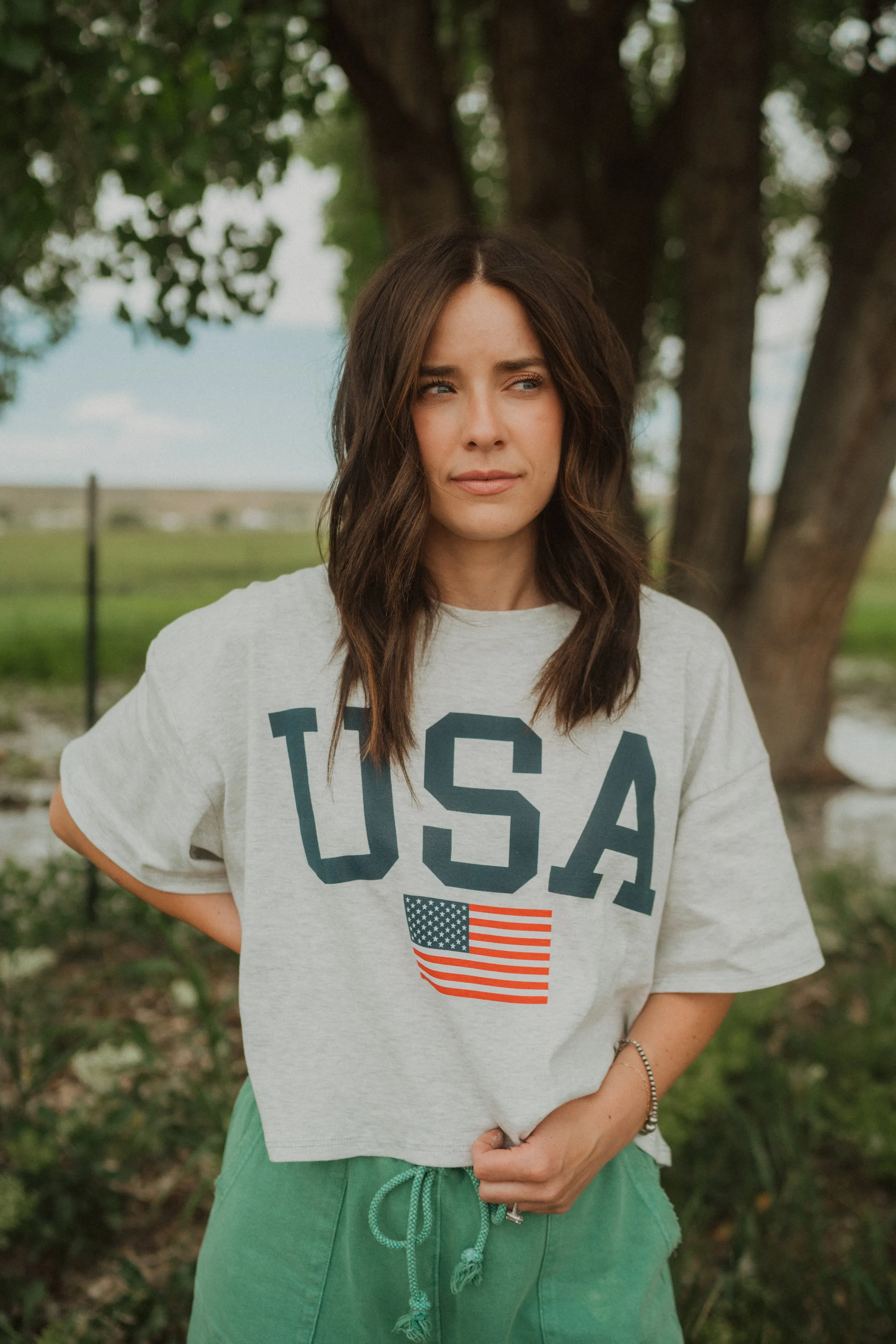 USA T-Shirt sold by Goldie Lew