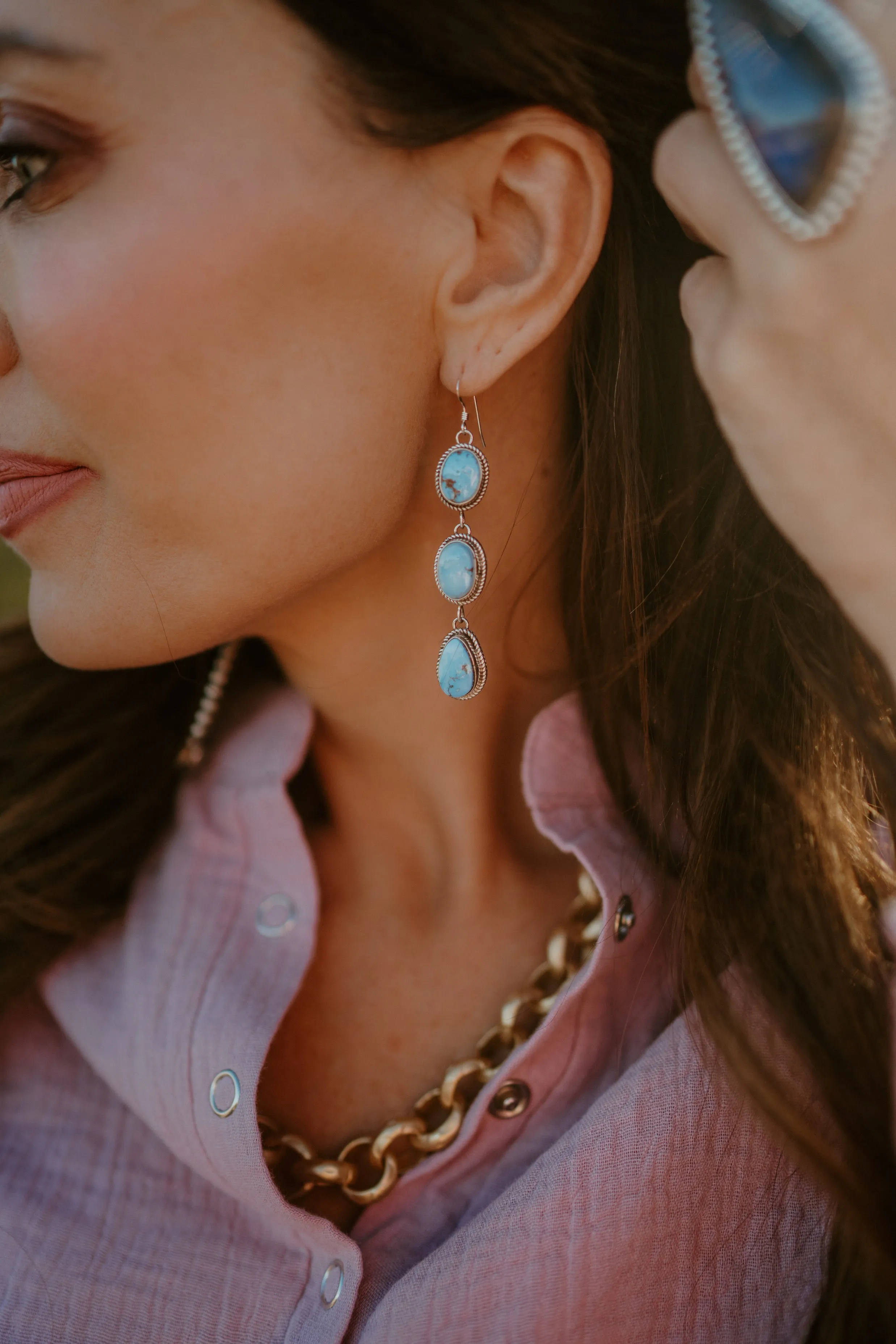 Dara Earrings sold by Goldie Lew product image thumbnail 3