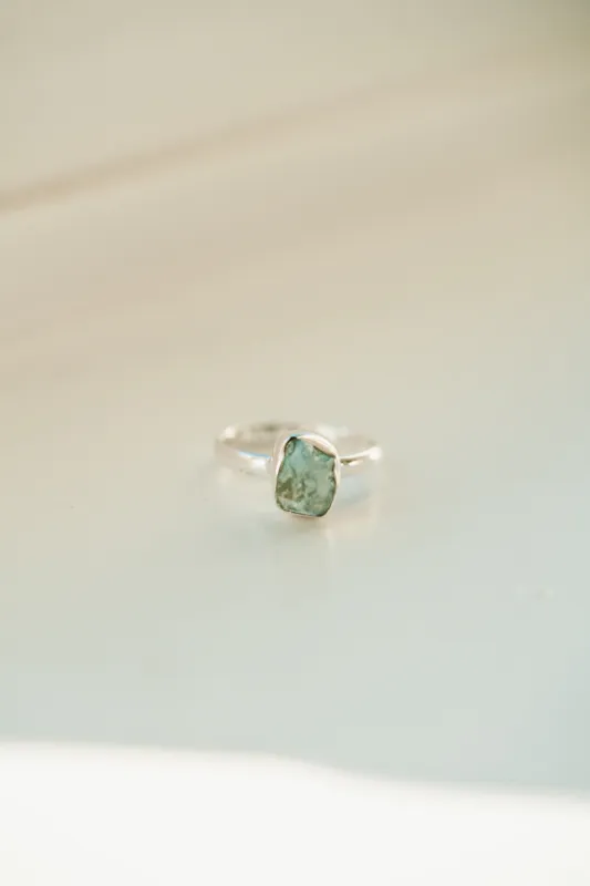 Esther Ring | Aquamarine - FINAL SALE sold by Goldie Lew