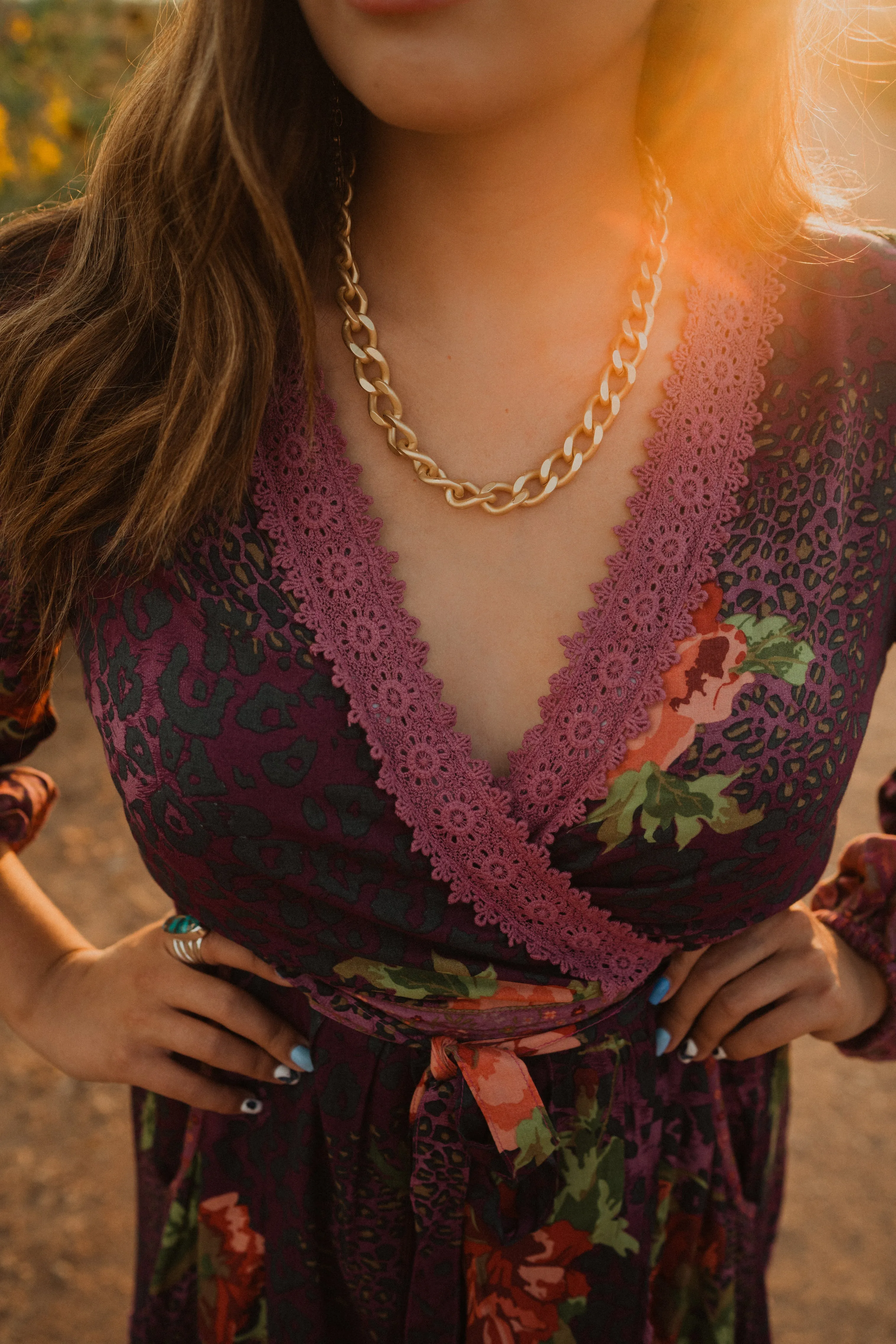 Chunky Gold Necklace | #4 - FINAL SALE sold by Goldie Lew product image thumbnail 3