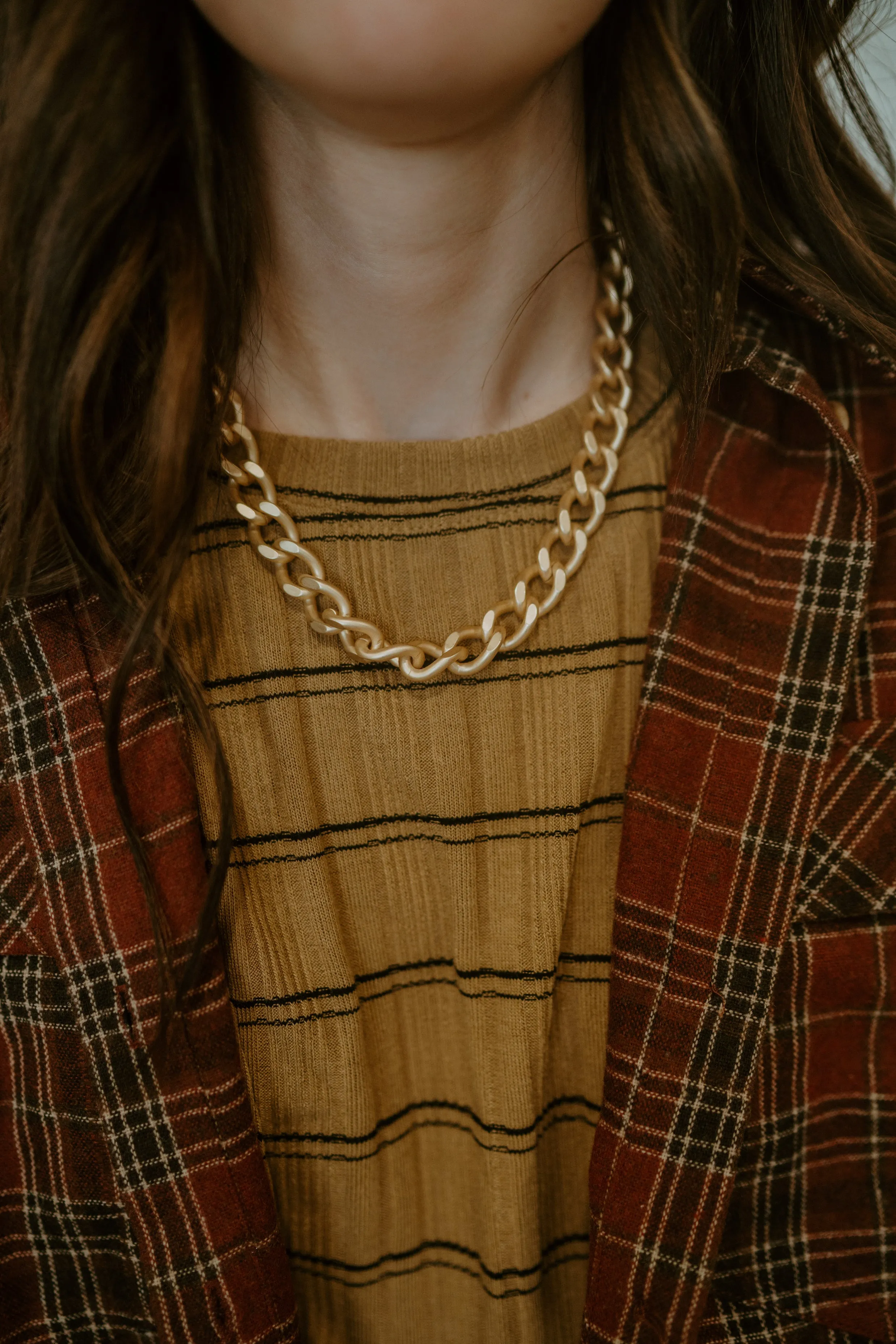 Chunky Gold Necklace | #4 - FINAL SALE sold by Goldie Lew product image thumbnail 4