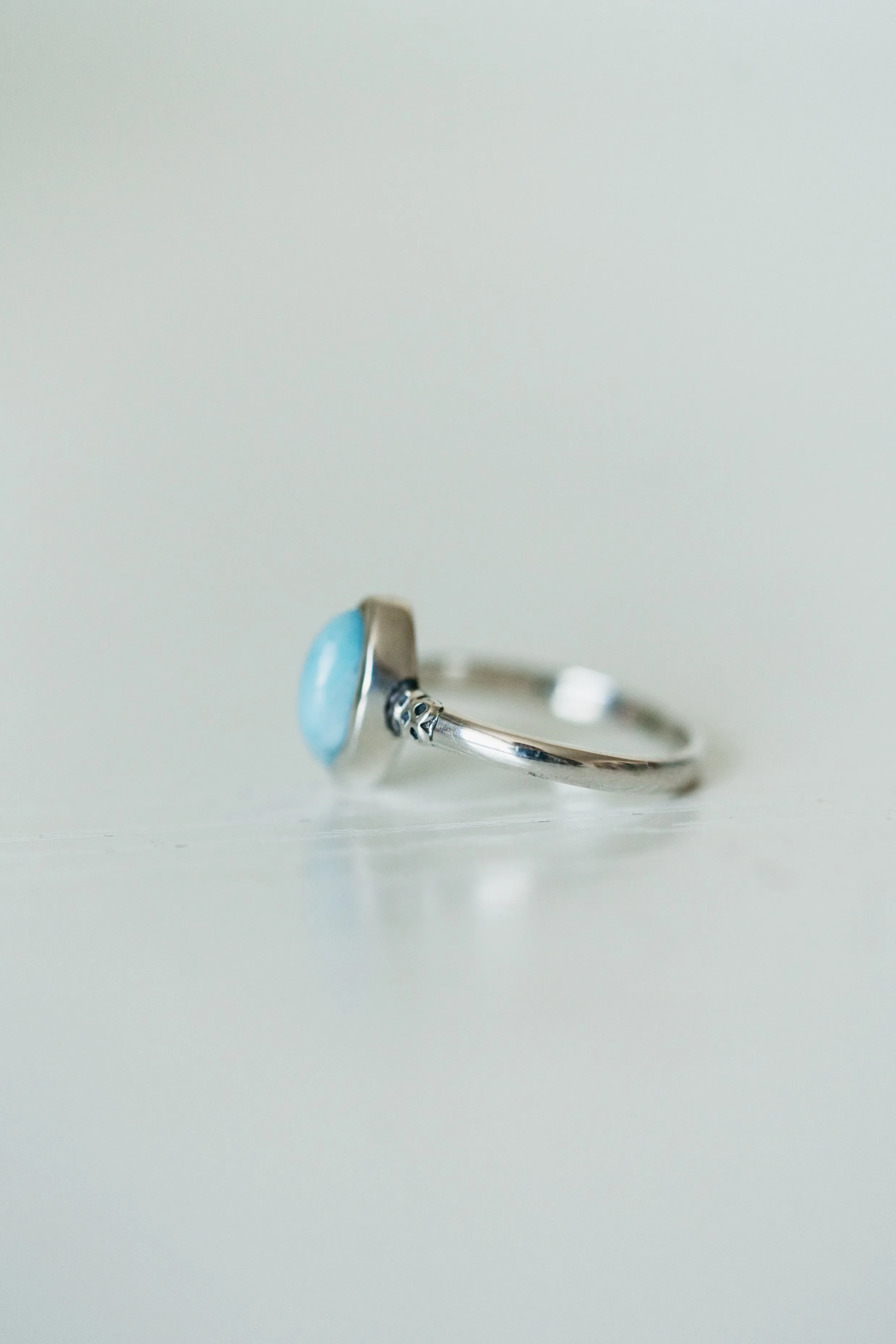 Waldorf Ring | Larimar - FINAL SALE sold by Goldie Lew product image thumbnail 4