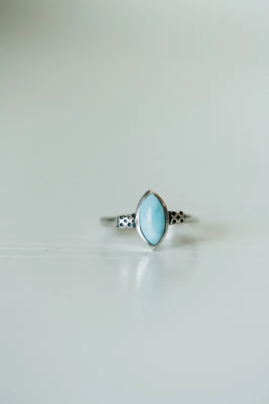 Waldorf Ring | Larimar - FINAL SALE sold by Goldie Lew