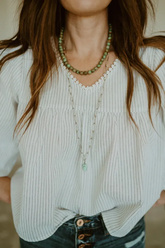 Turquoise Obsessed Necklace Set sold by Goldie Lew