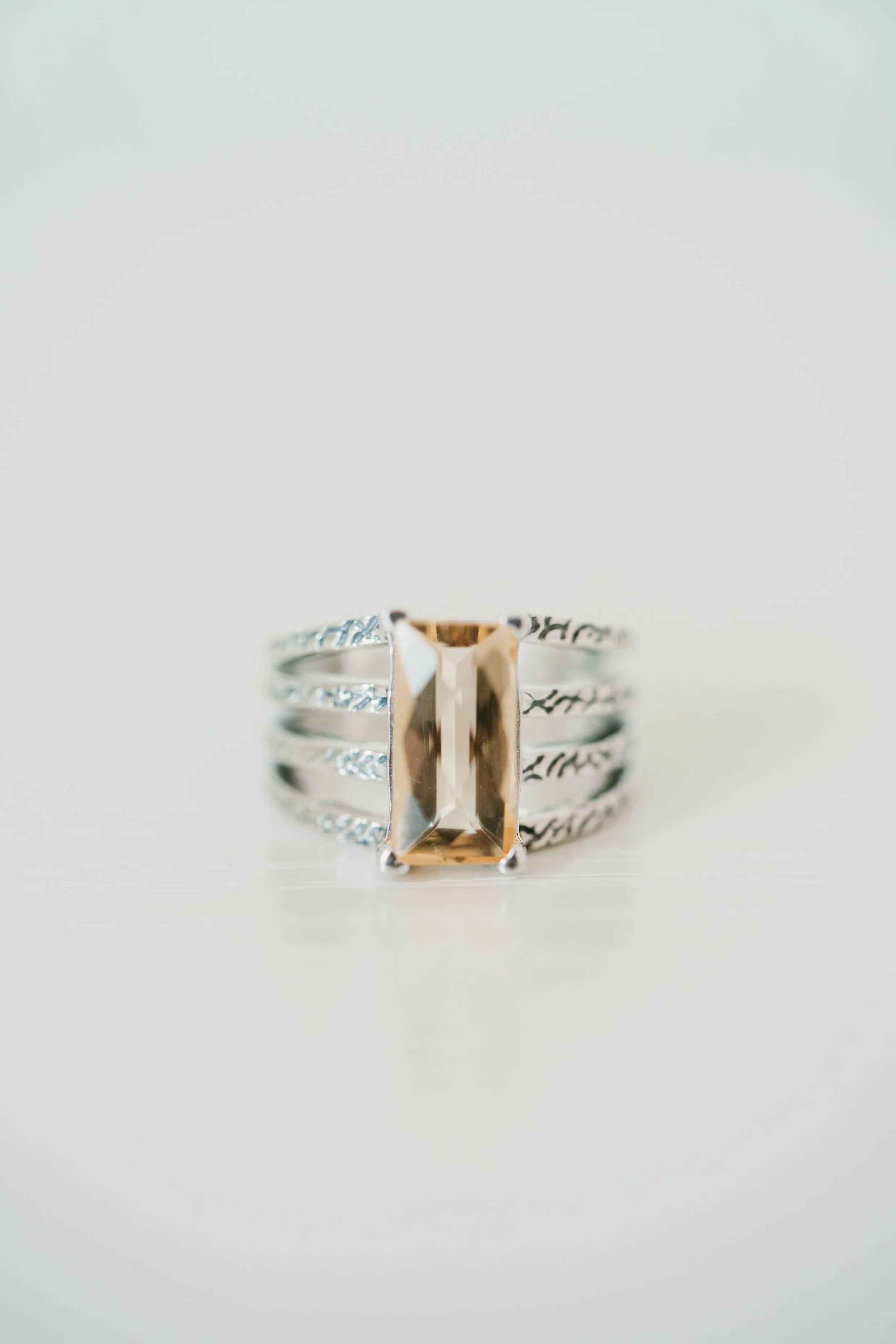 Abbie Ring | Gold Citrine sold by Goldie Lew