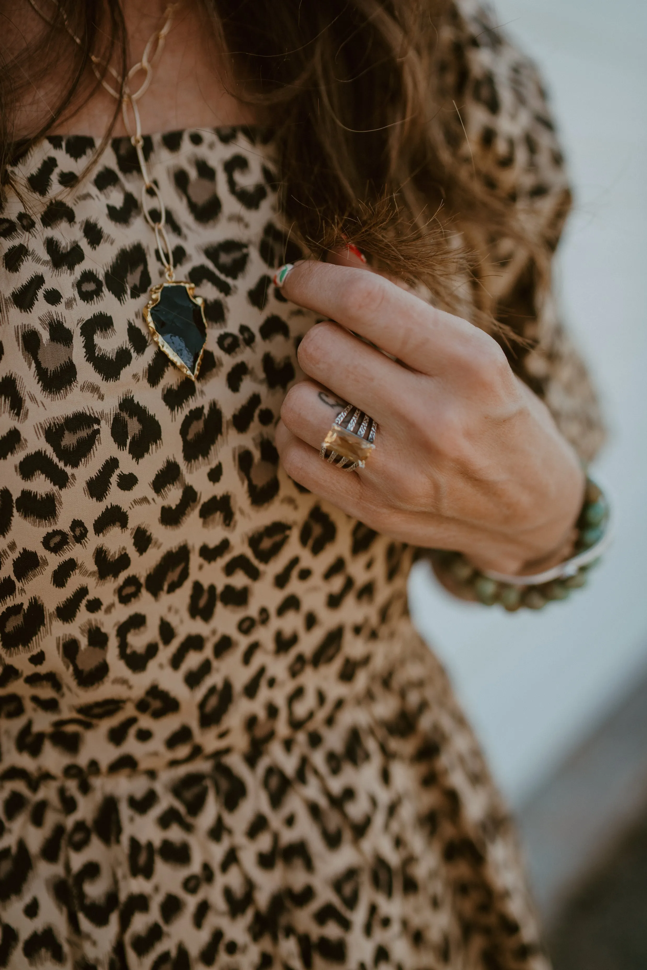 Abbie Ring | Gold Citrine sold by Goldie Lew product image thumbnail 5