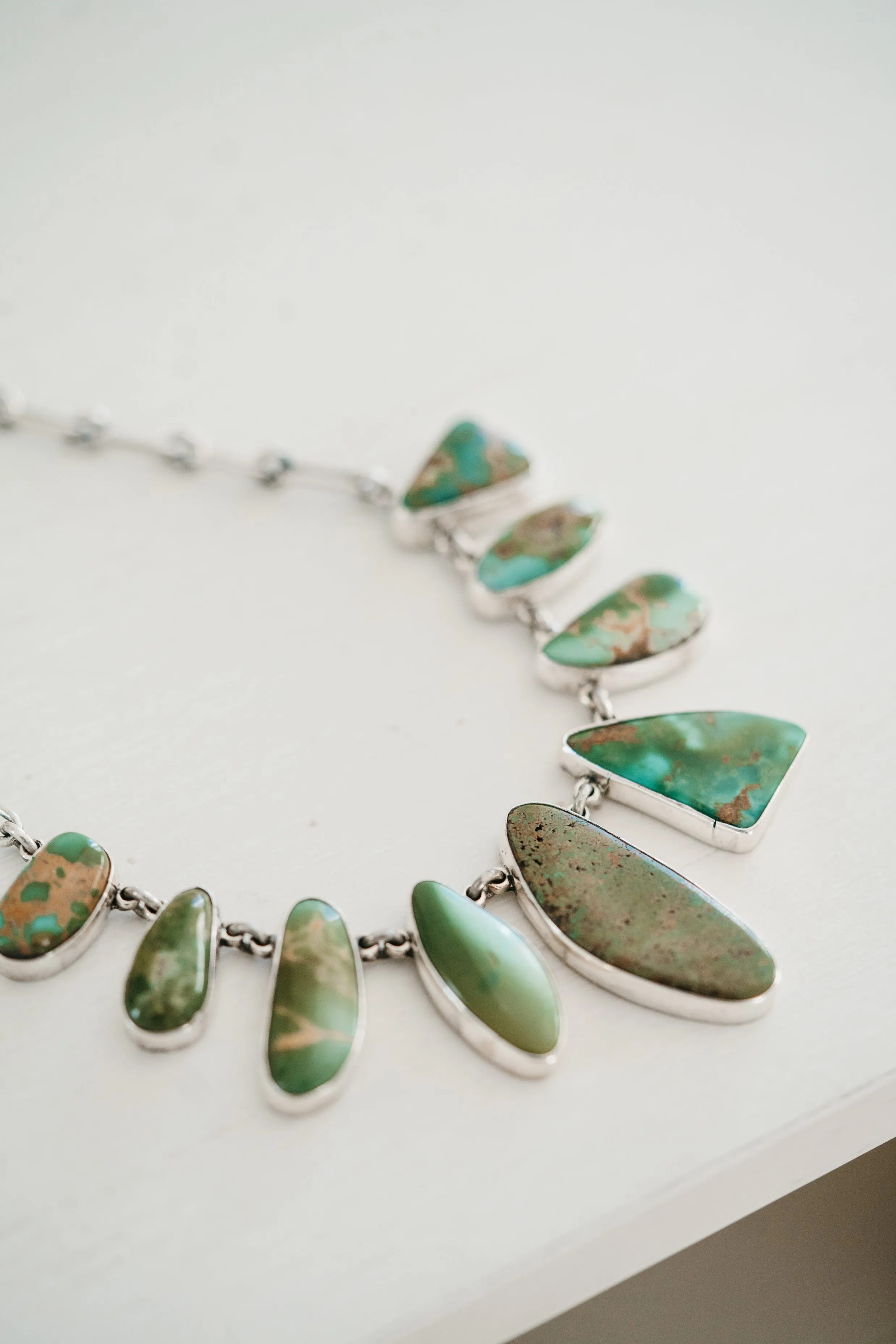 Phoebe Necklace | Green sold by Goldie Lew