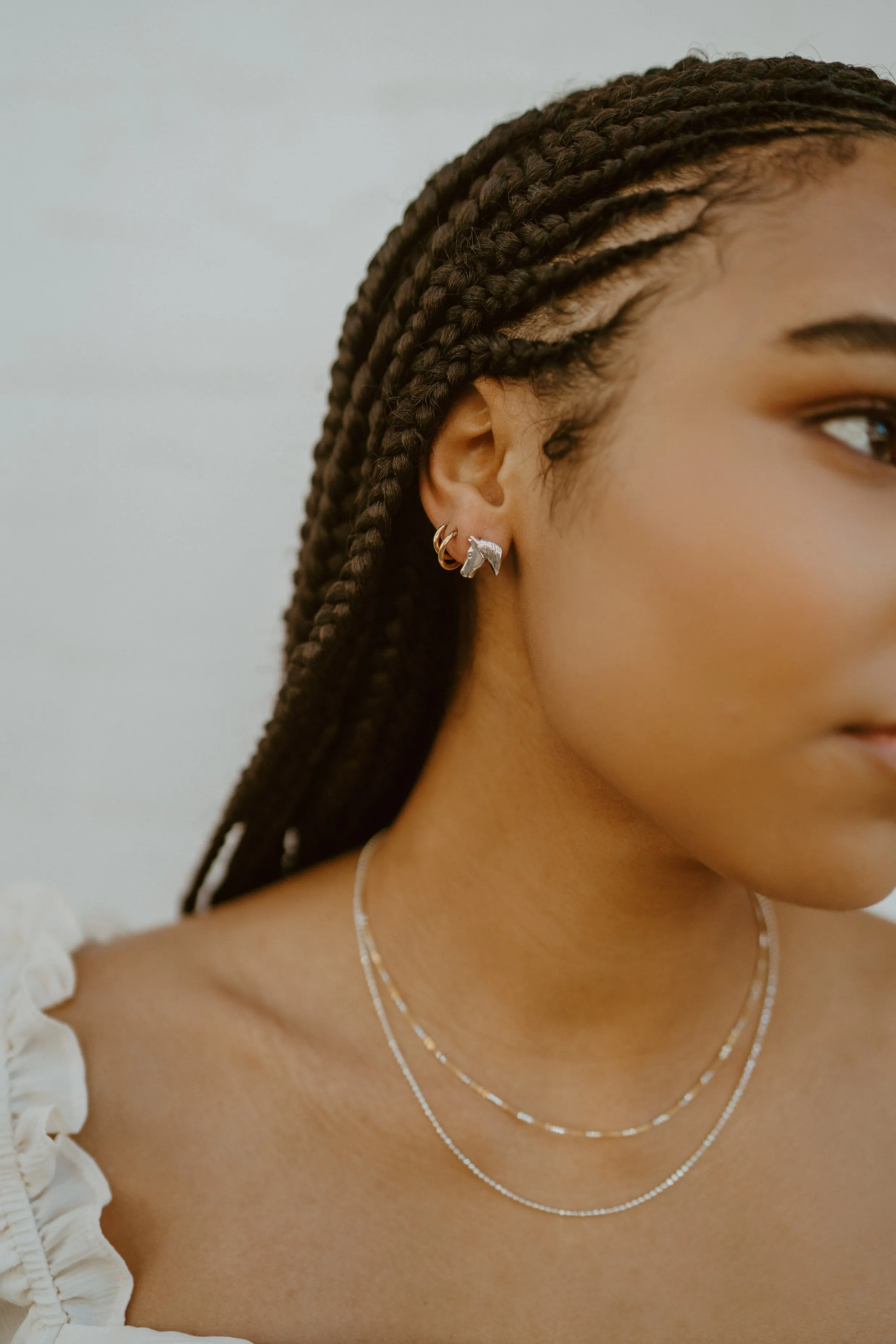 Horse Head Studs sold by Goldie Lew