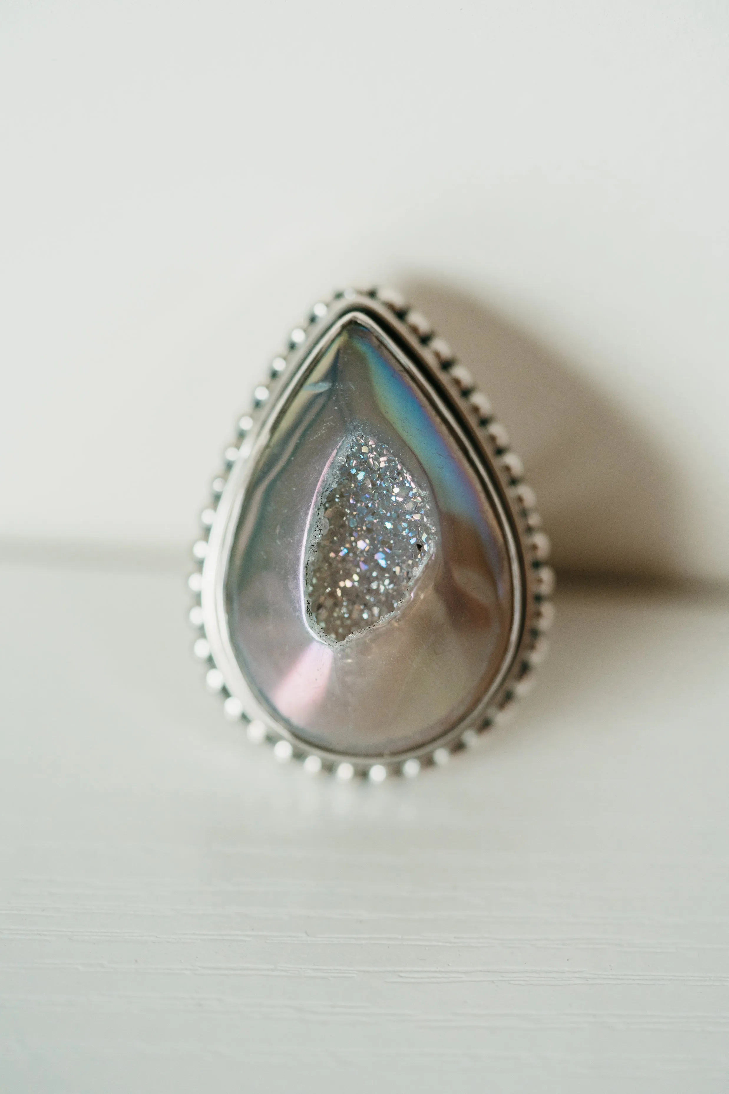 Italy Ring | Titanium Druse sold by Goldie Lew product image thumbnail 3