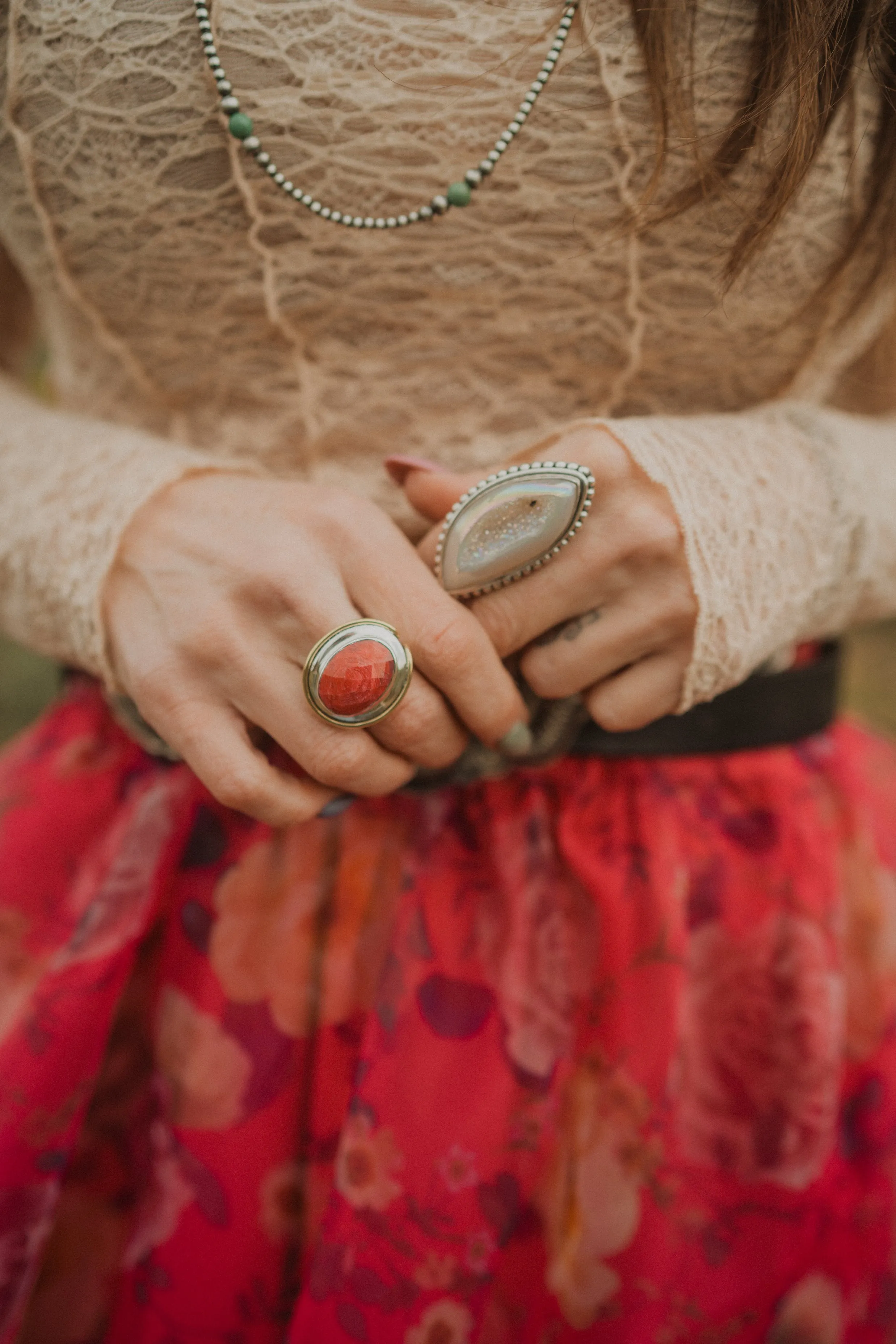 Italy Ring | Titanium Druse sold by Goldie Lew product image thumbnail 2