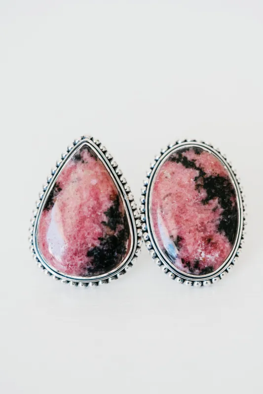 Betsy Ring | Pink Rhodonite sold by Goldie Lew