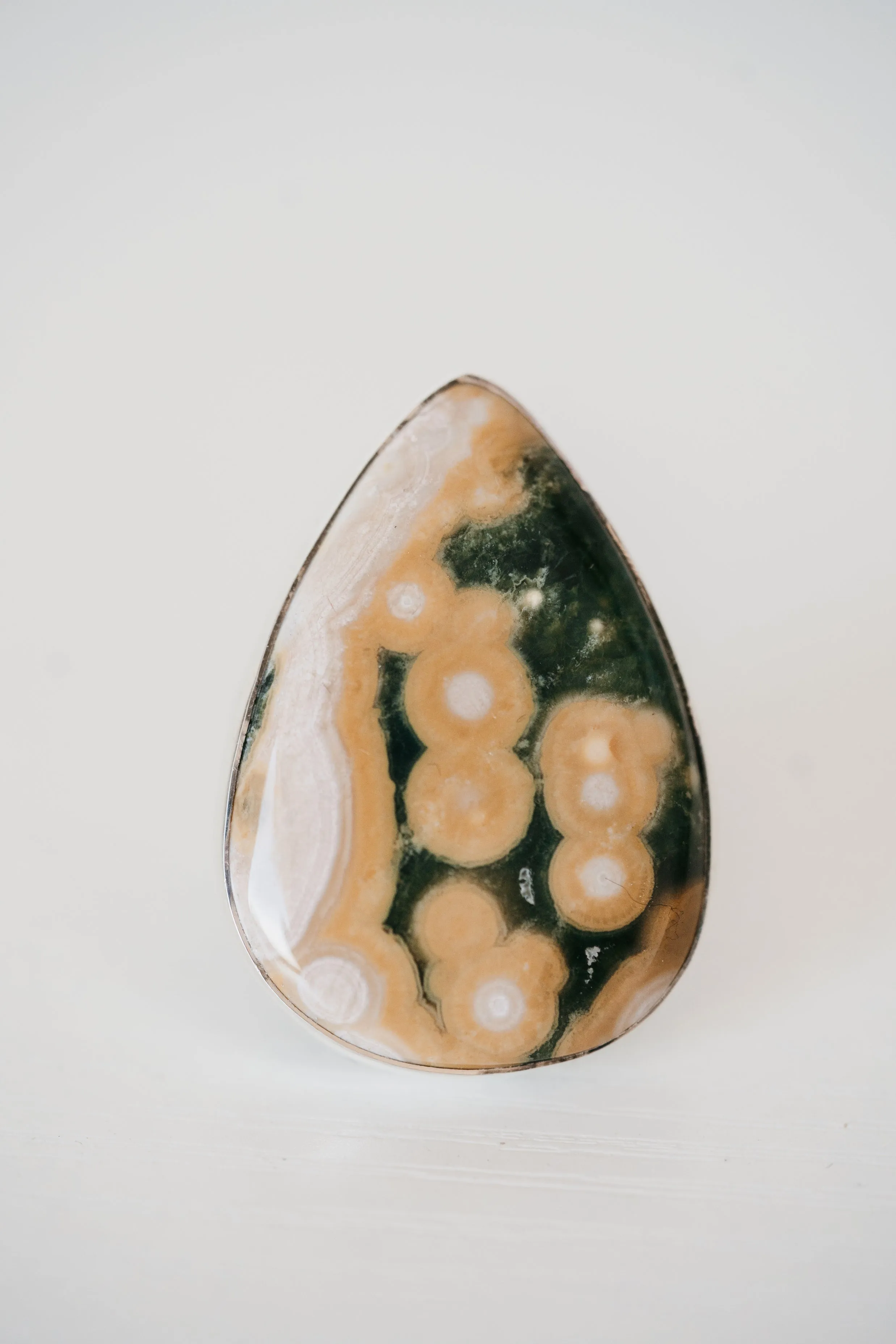 Juana Ring | Ocean Jasper sold by Goldie Lew