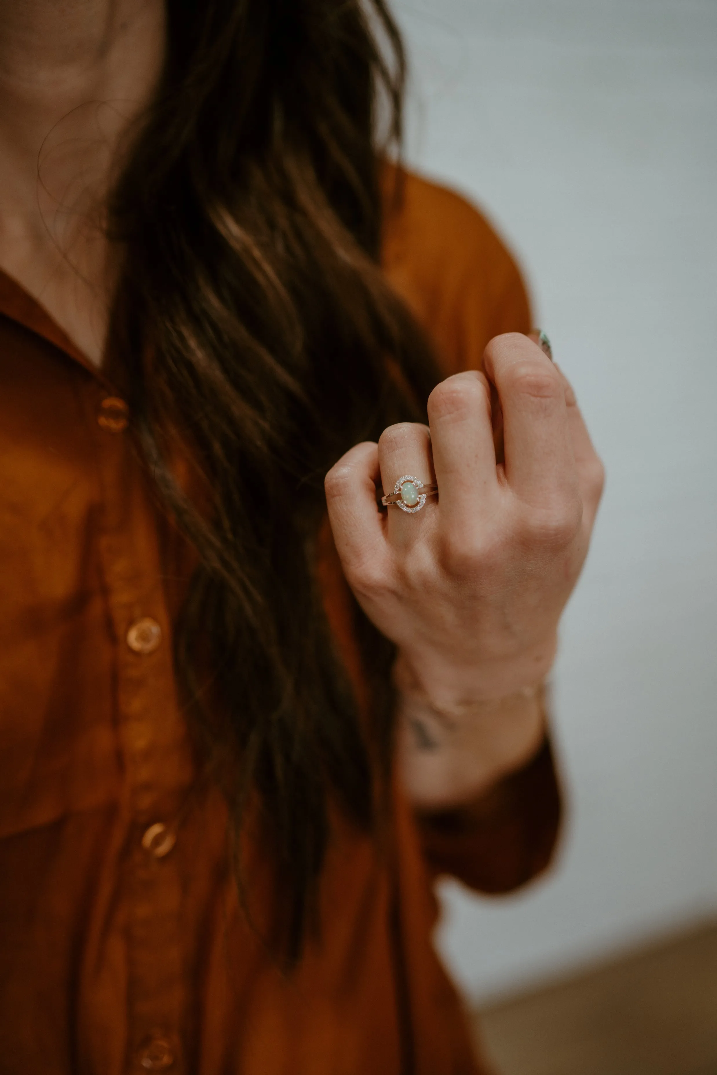 Selma Ring | Ethiopian Opal sold by Goldie Lew product image thumbnail 2