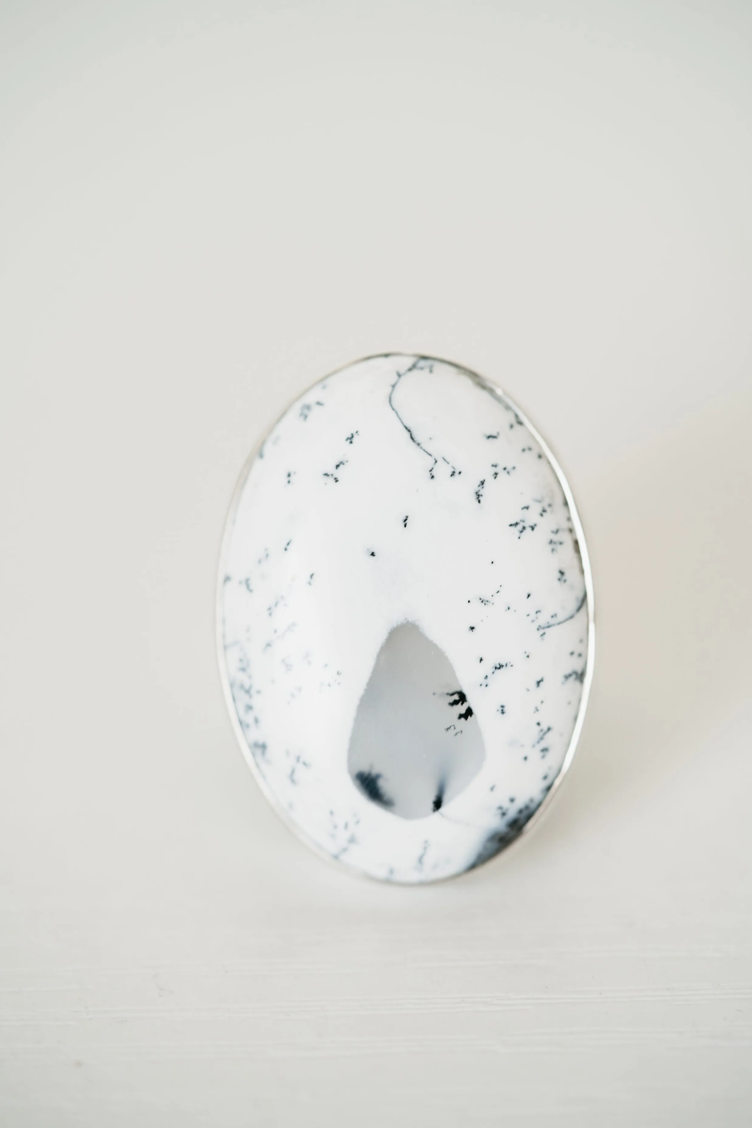 Cosma Ring | Dendritic Opal sold by Goldie Lew