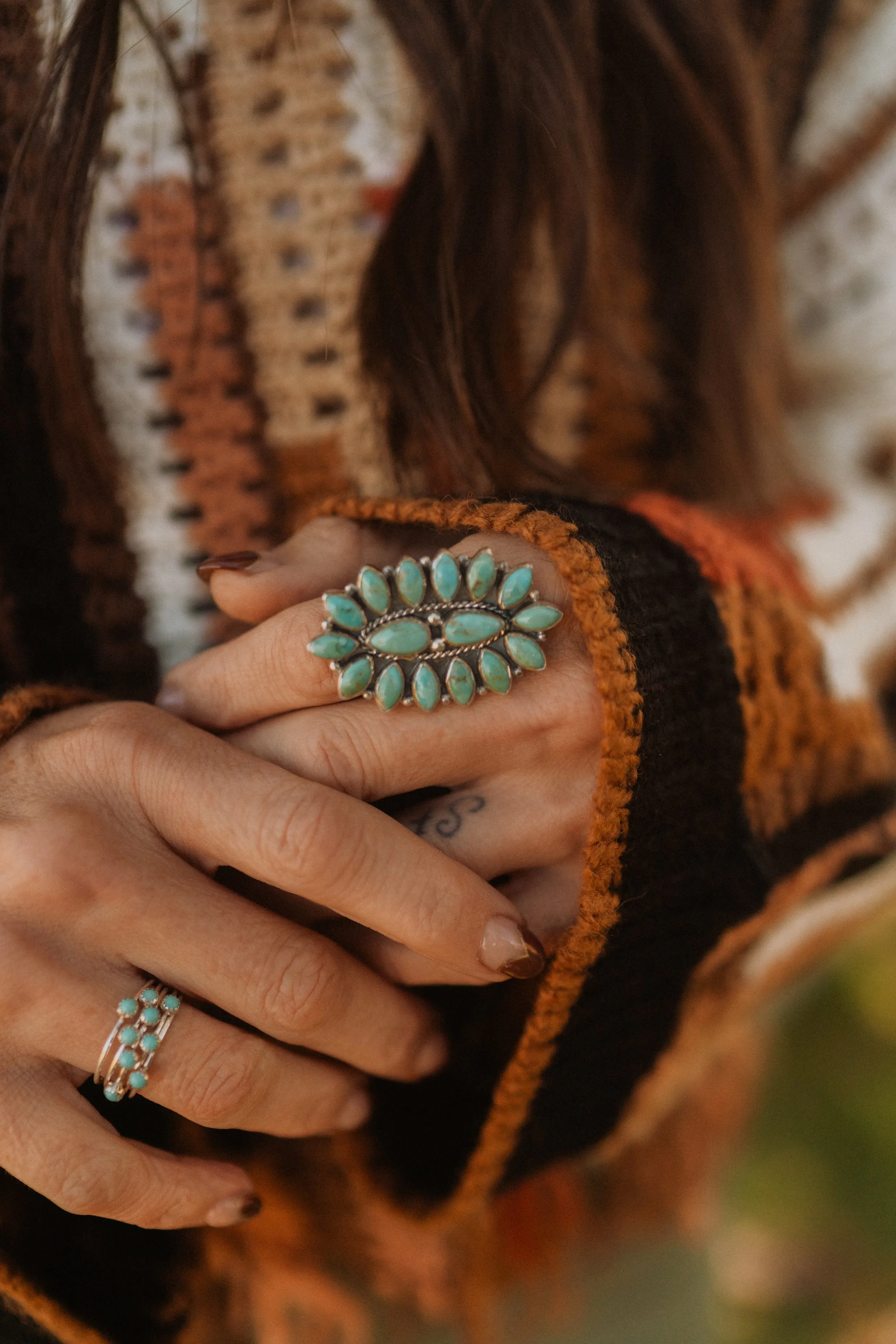 Perra Ring | Turquoise sold by Goldie Lew product image thumbnail 2