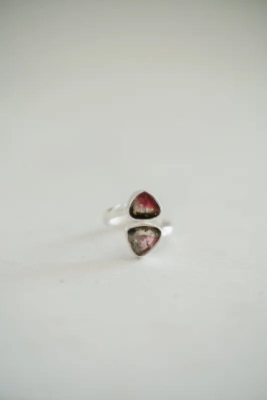 Celeste Ring | Watermelon Tourmaline sold by Goldie Lew