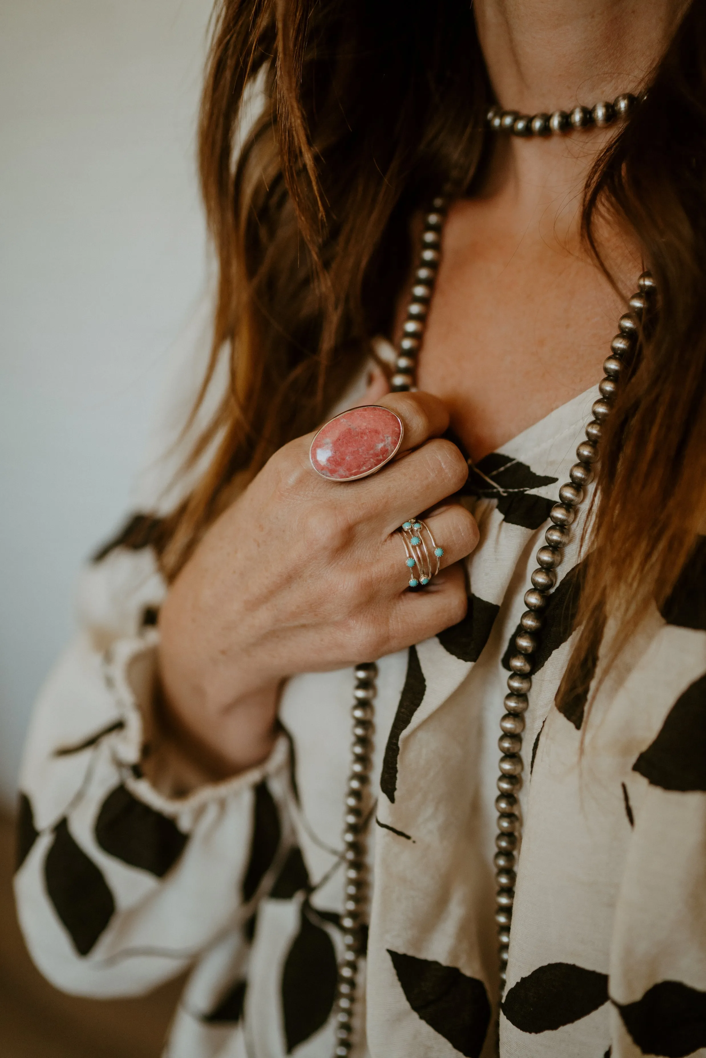 Runway Ring | Thulite sold by Goldie Lew product image thumbnail 4