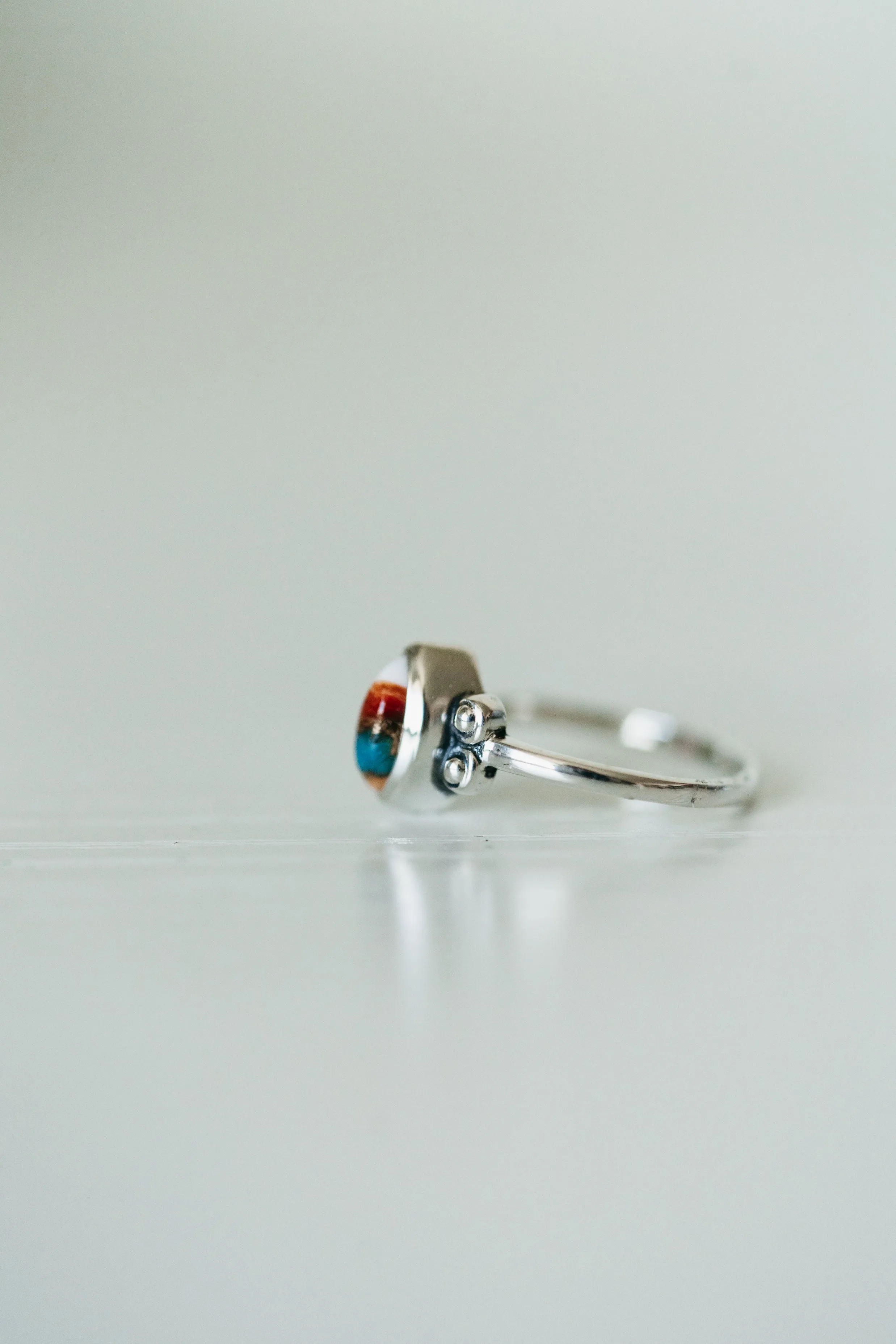 Rowan Ring | Spiny Turquoise sold by Goldie Lew product image thumbnail 4