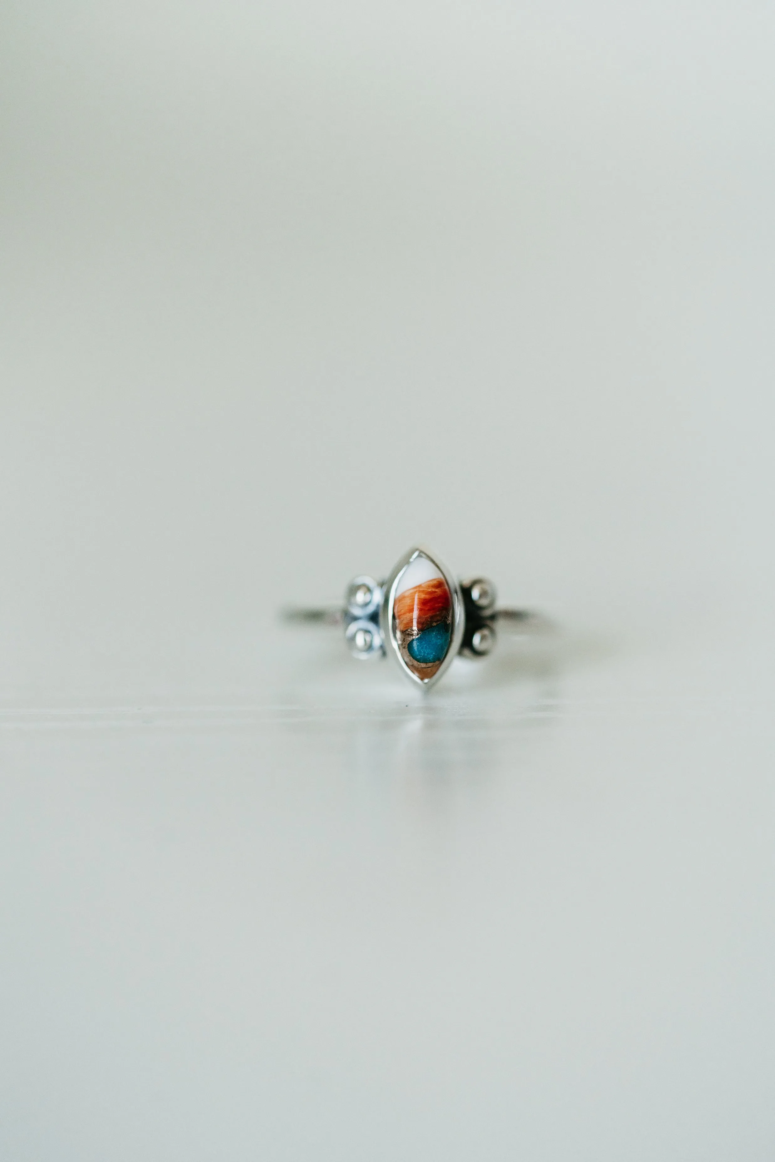Rowan Ring | Spiny Turquoise sold by Goldie Lew
