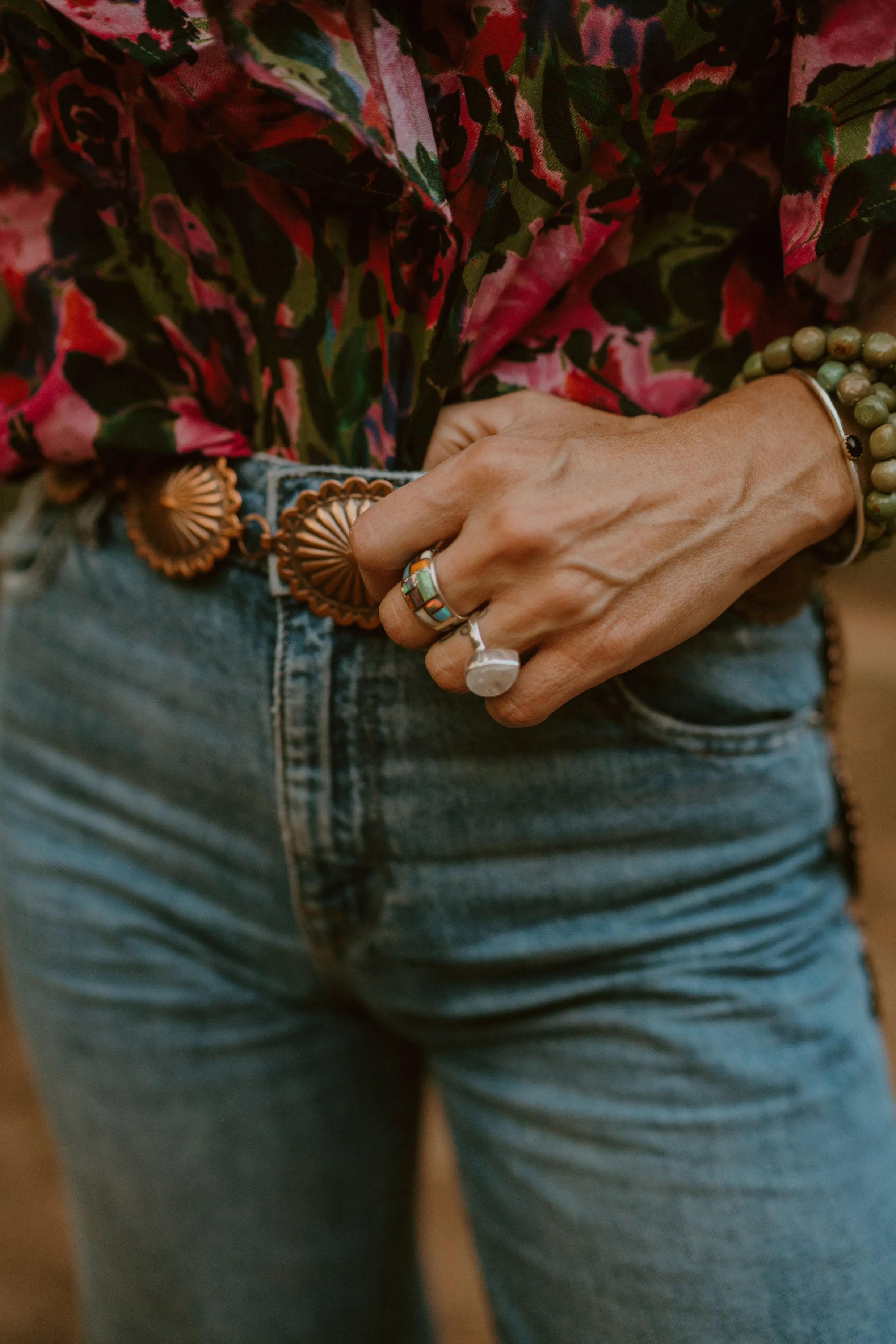 Sanne Ring | Colorful Opal - FINAL SALE sold by Goldie Lew product image thumbnail 5