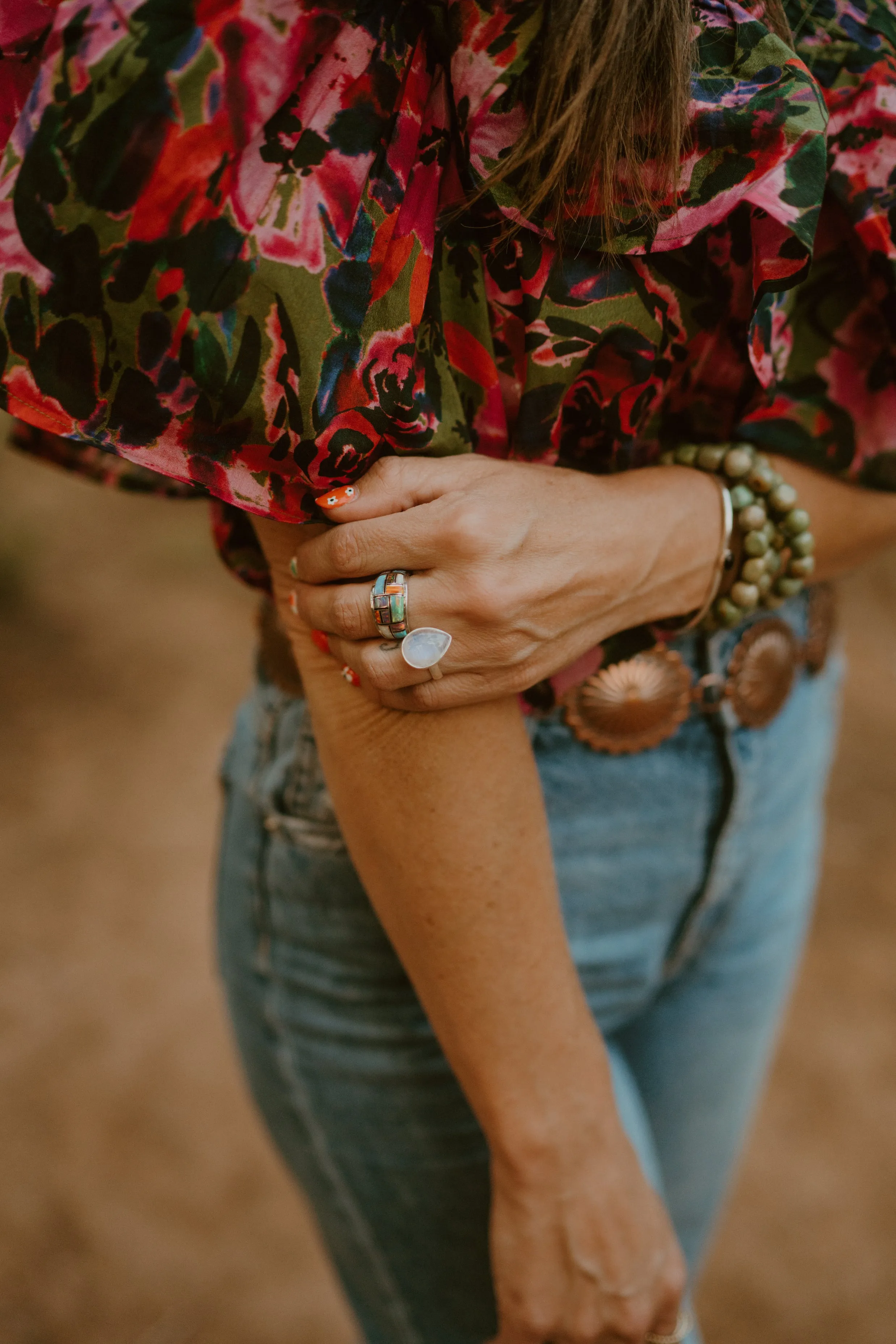 Sanne Ring | Colorful Opal - FINAL SALE sold by Goldie Lew product image thumbnail 3