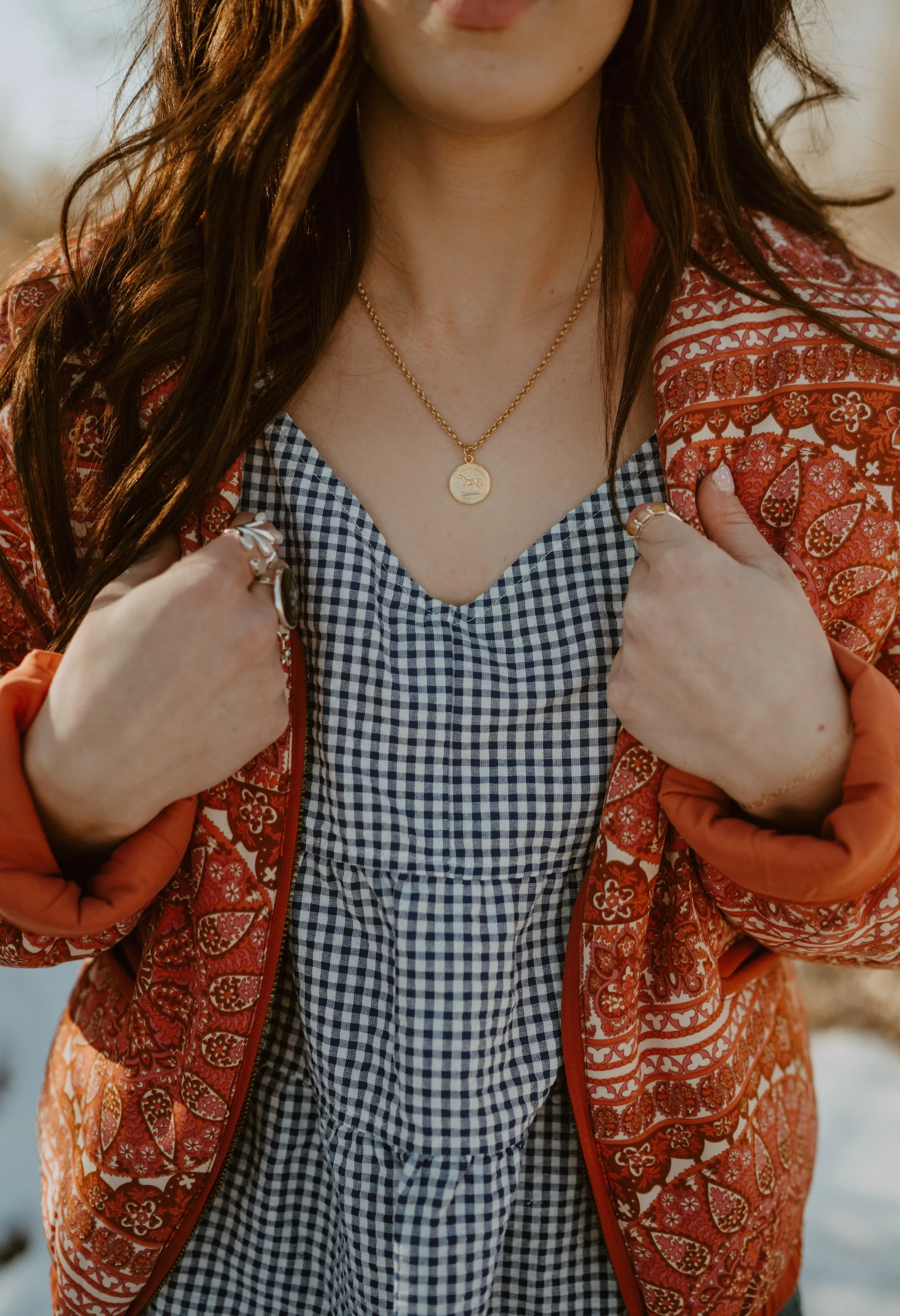 Small Horse Necklace | Gold sold by Goldie Lew