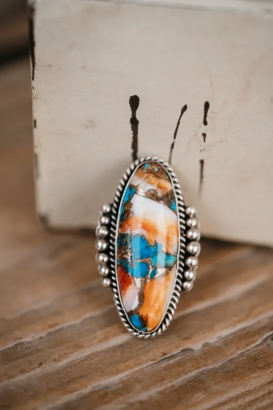 Winnie Ring | Spiny Turquoise - FINAL SALE sold by Goldie Lew
