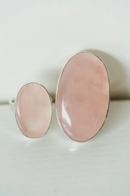 Lana Ring | Rose Quartz - FINAL SALE sold by Goldie Lew