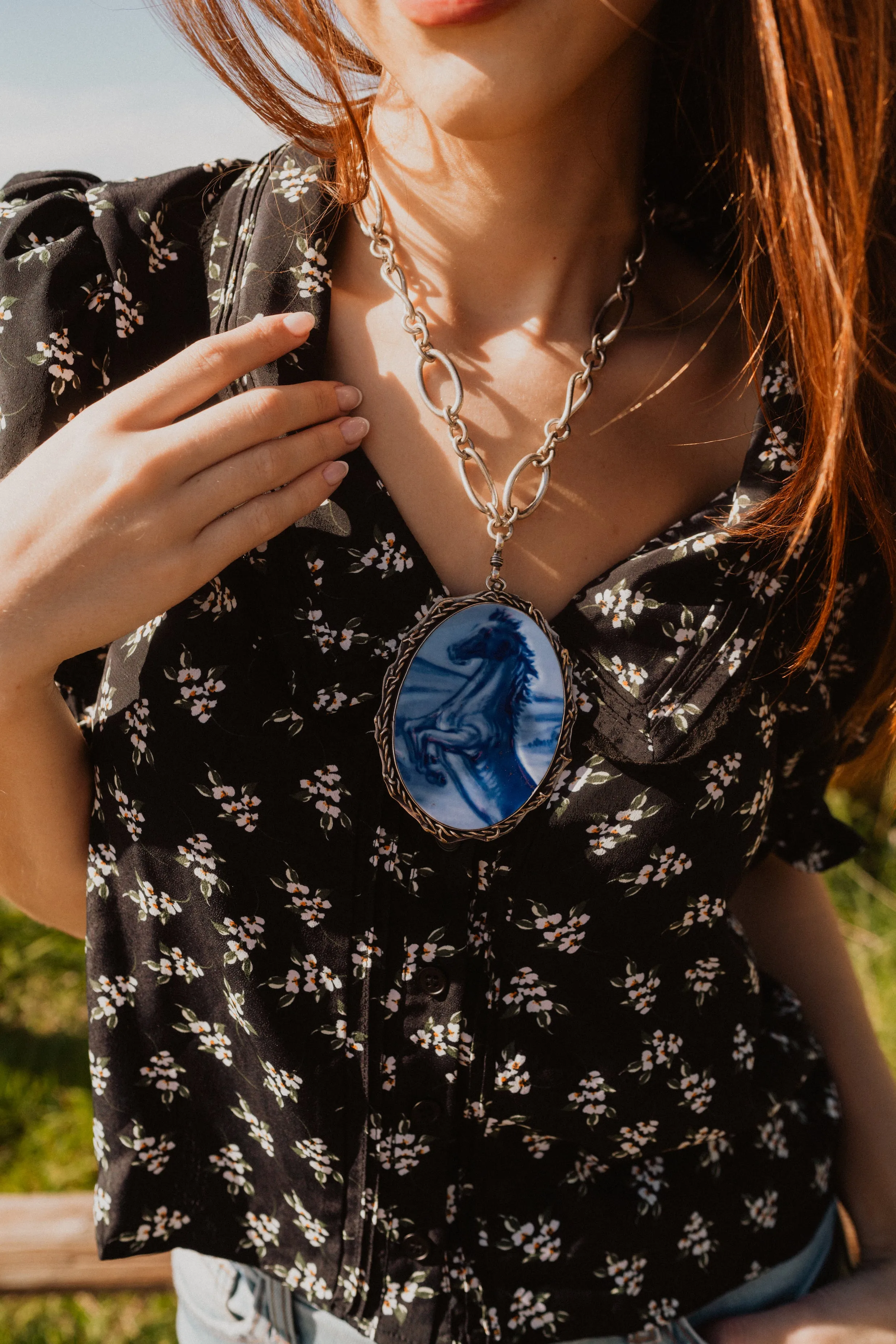 Midnight Pony Necklace sold by Goldie Lew