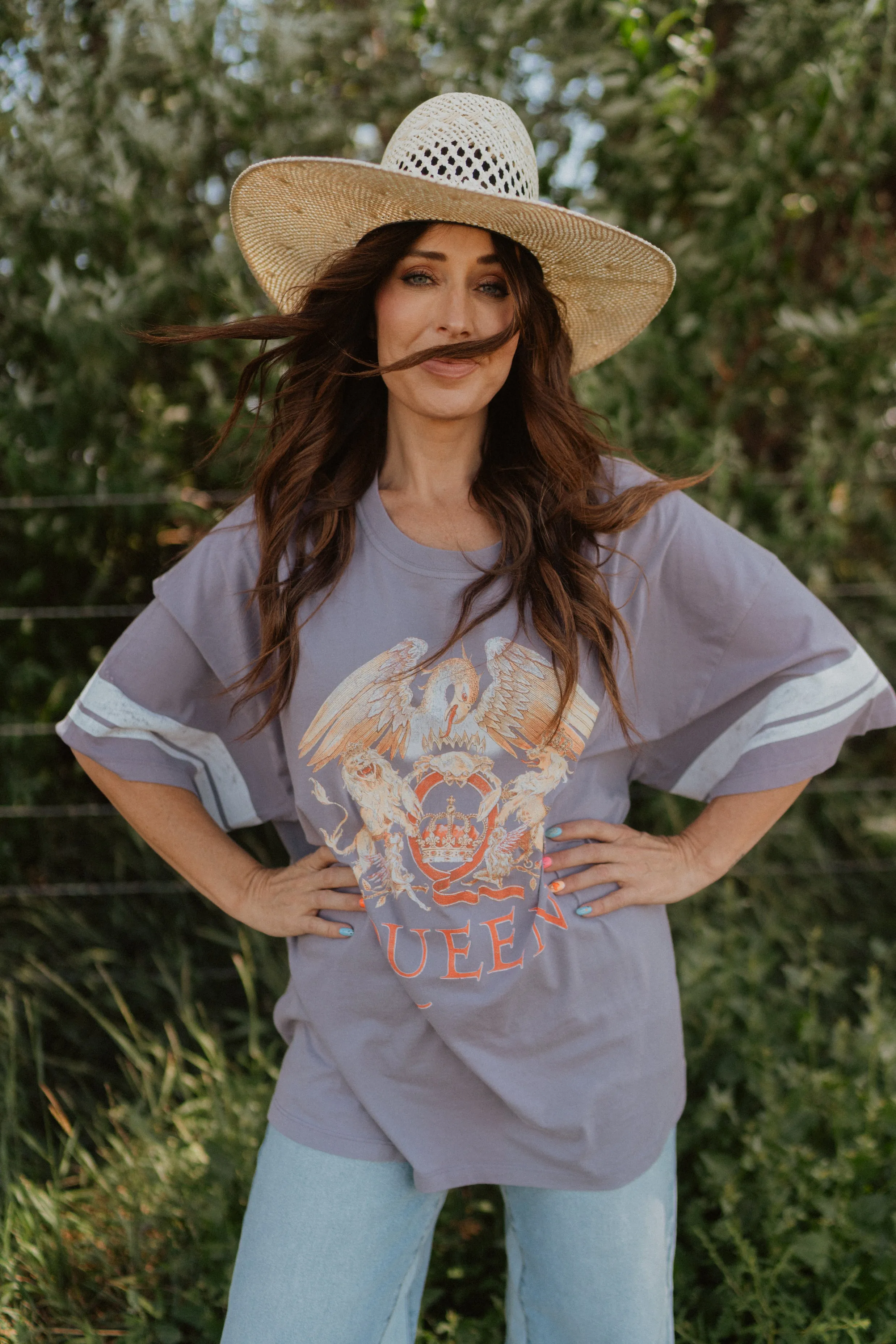 Queen Varsity T-Shirt sold by Goldie Lew product image thumbnail 5