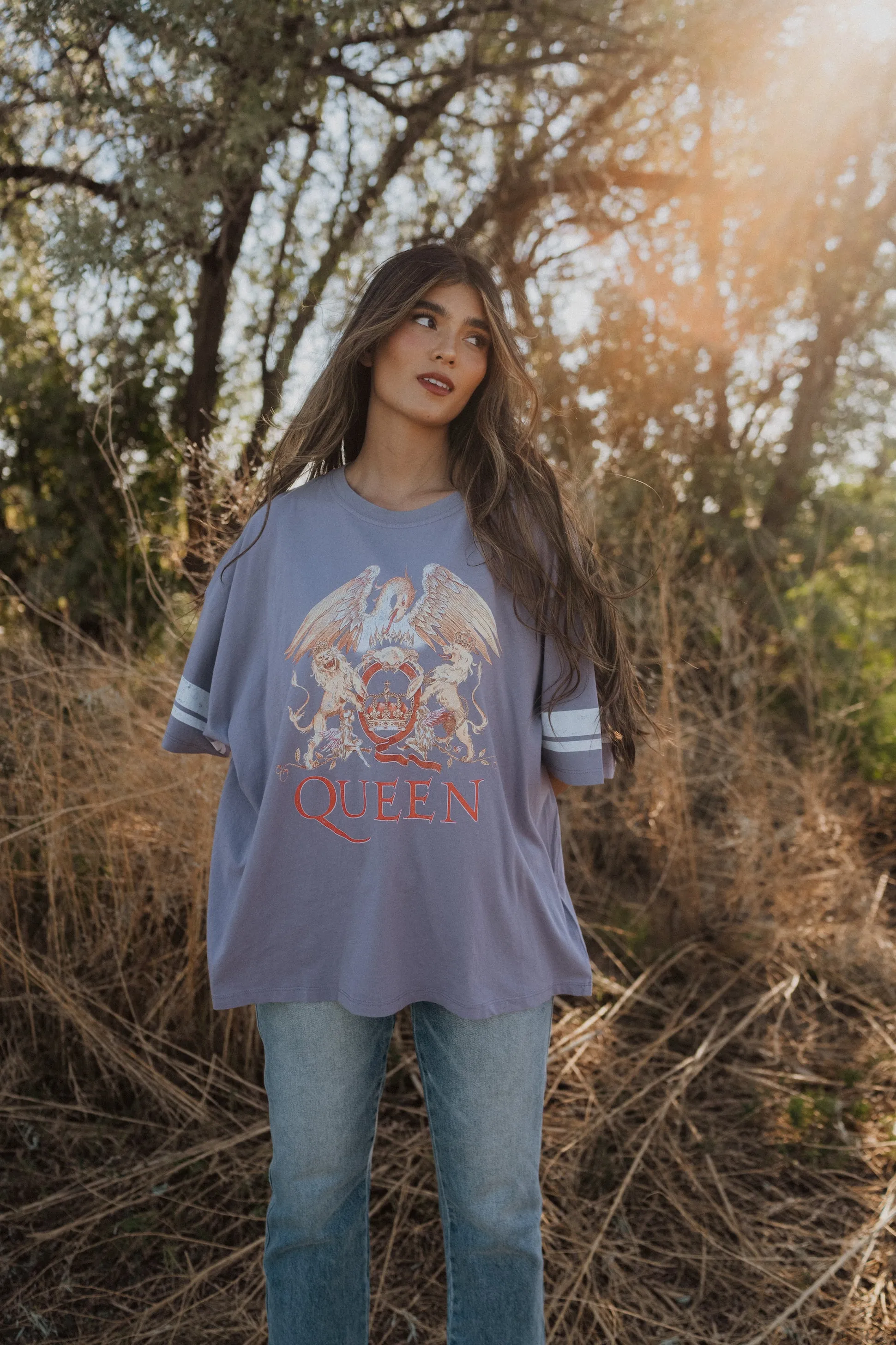 Queen Varsity T-Shirt sold by Goldie Lew product image thumbnail 3