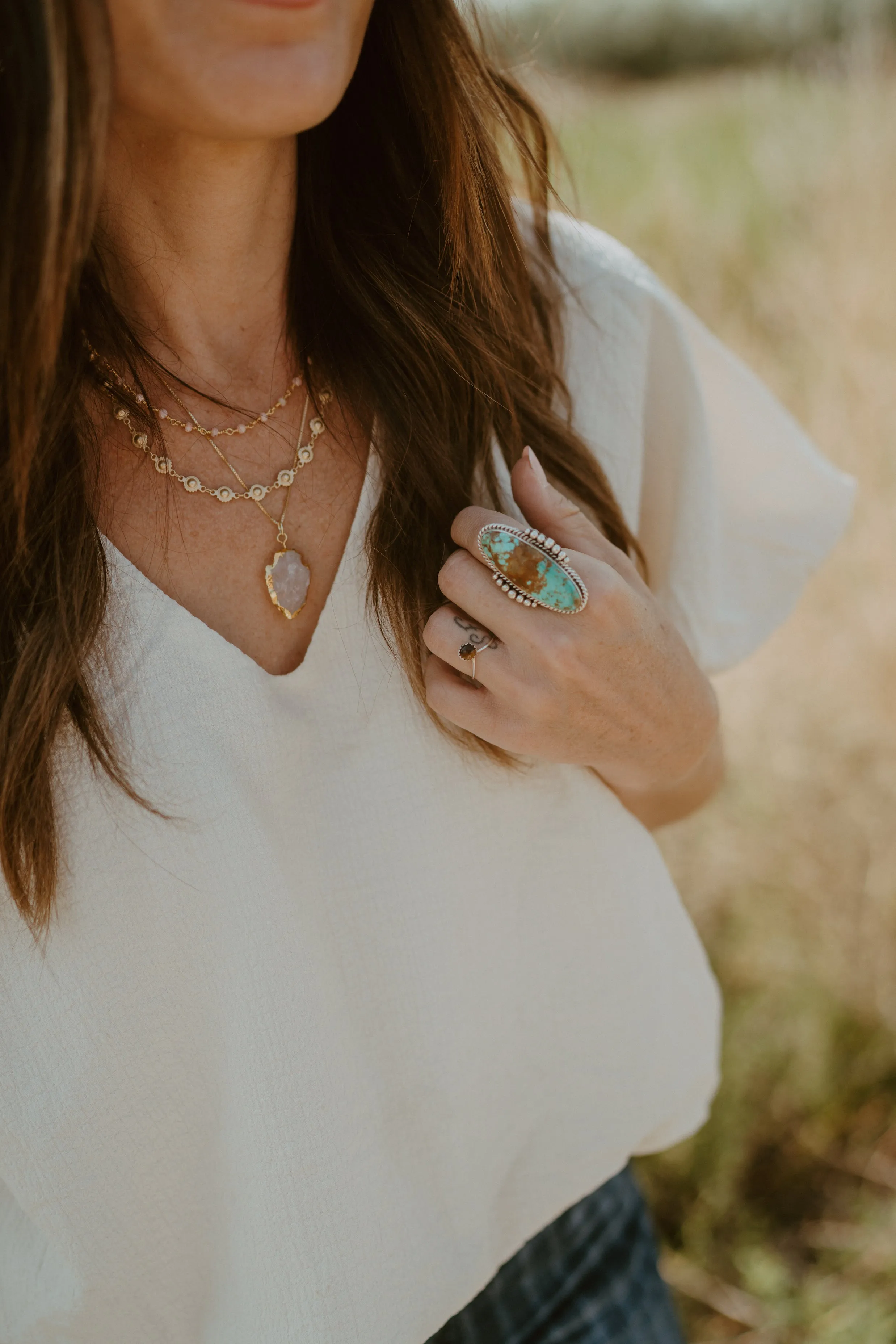 Winnie Ring | Turquoise sold by Goldie Lew product image thumbnail 3