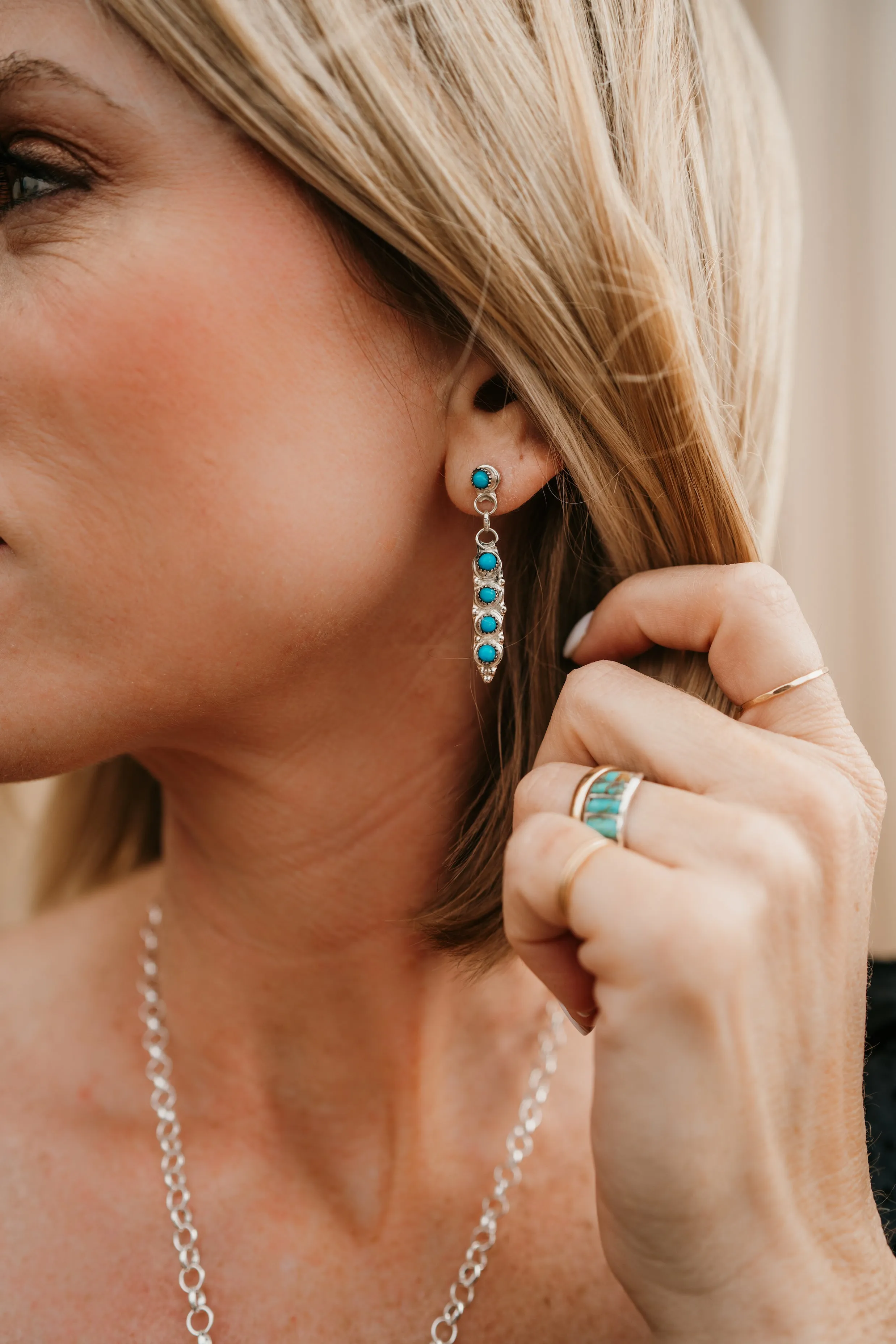 Large Kian Earrings sold by Goldie Lew