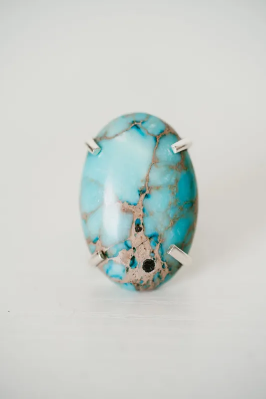 Niccola Ring | Blue Varasite sold by Goldie Lew