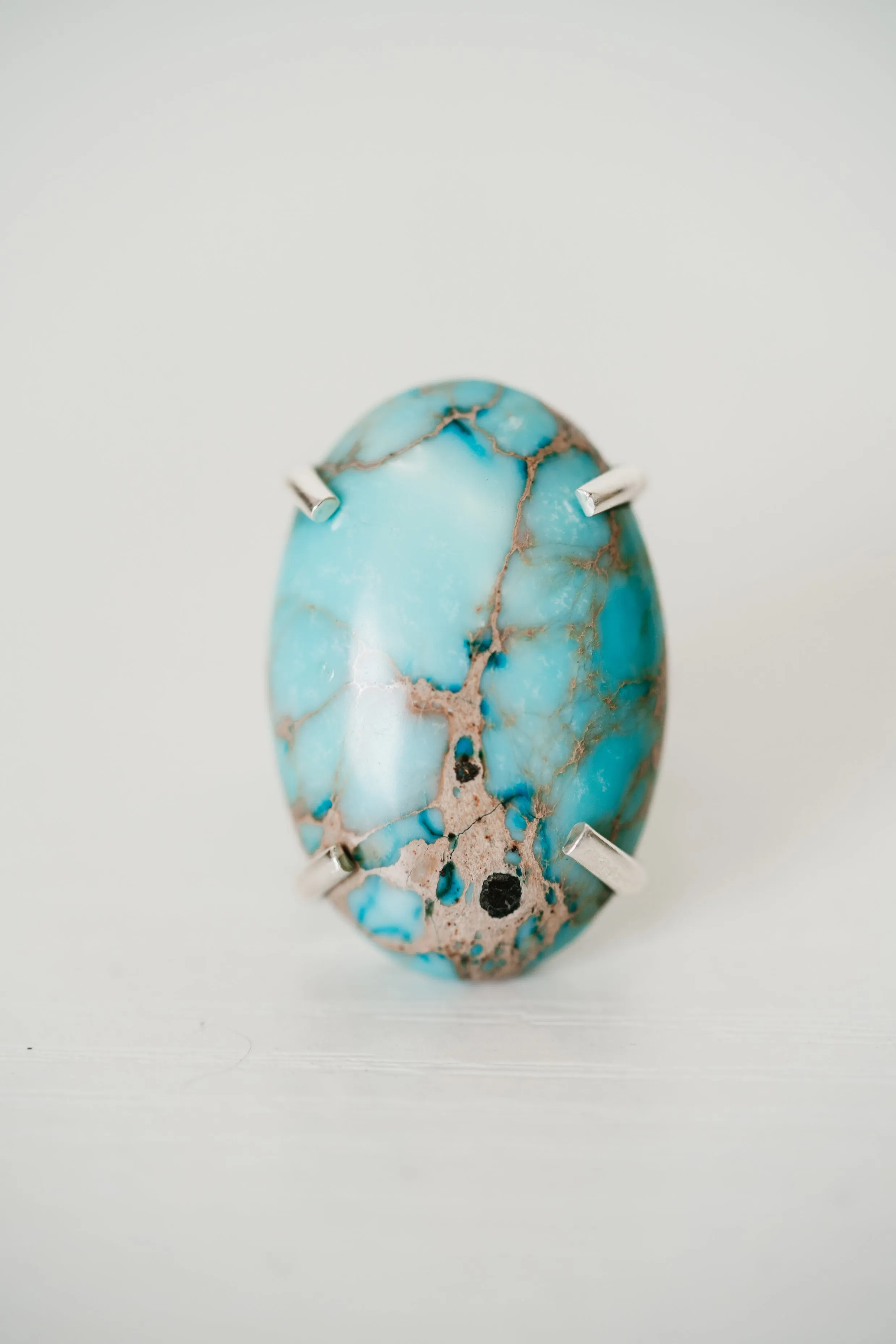 Niccola Ring | Blue Varasite sold by Goldie Lew